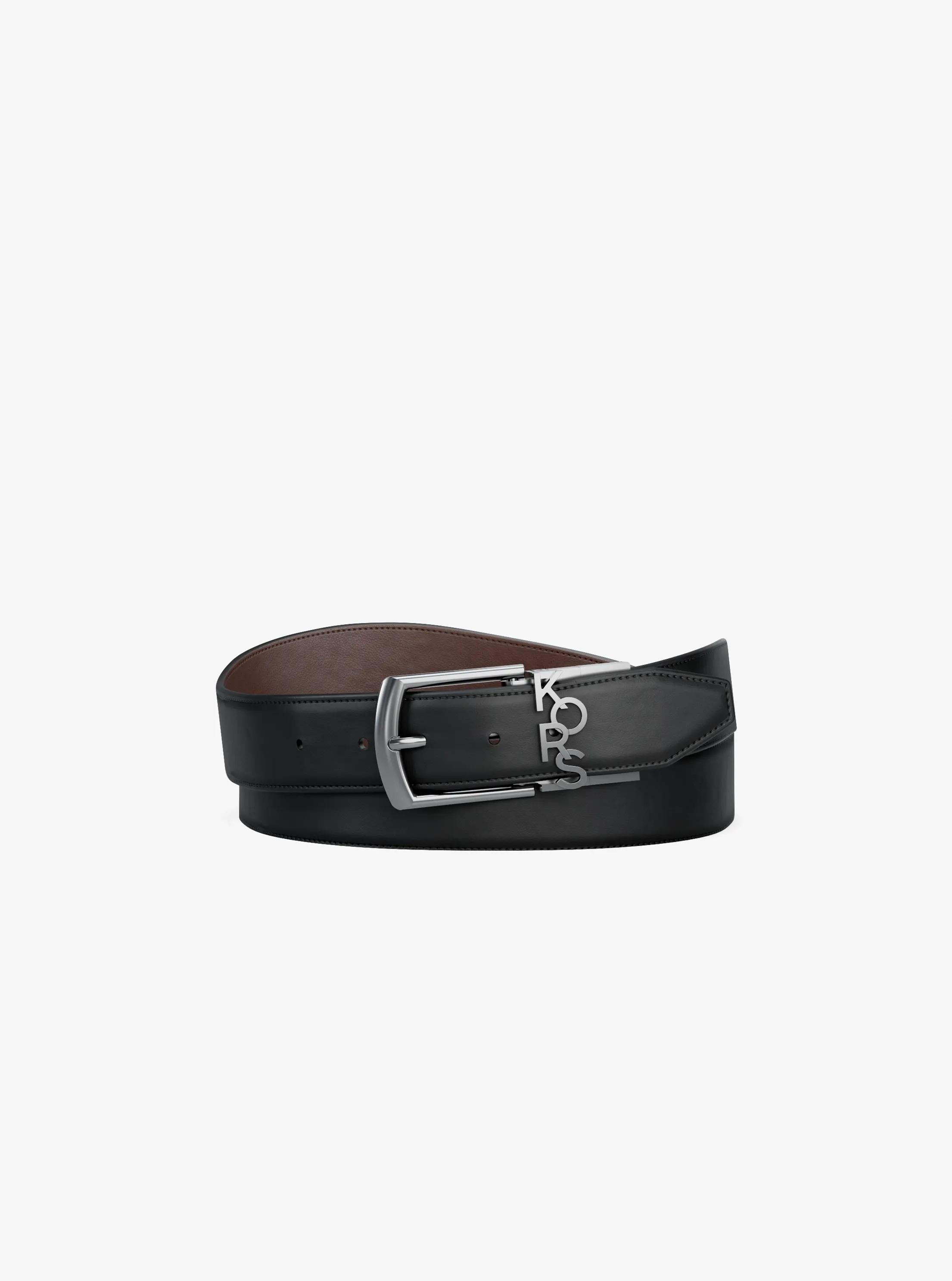 KORS Belt in BLK/BROWN | Michael Kors