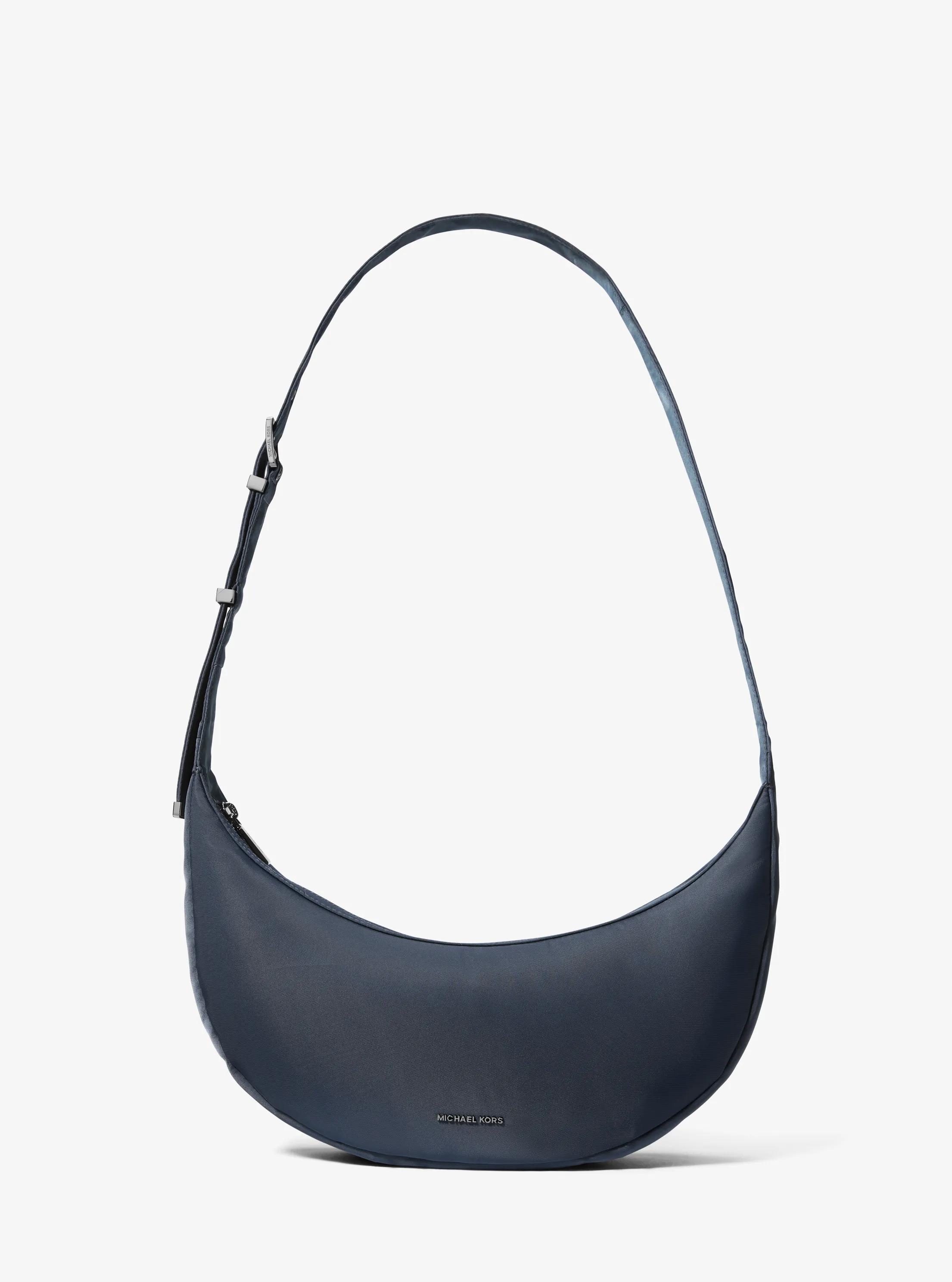 Avra Medium Nylon Crossbody Bag in NAVY | Michael Kors
