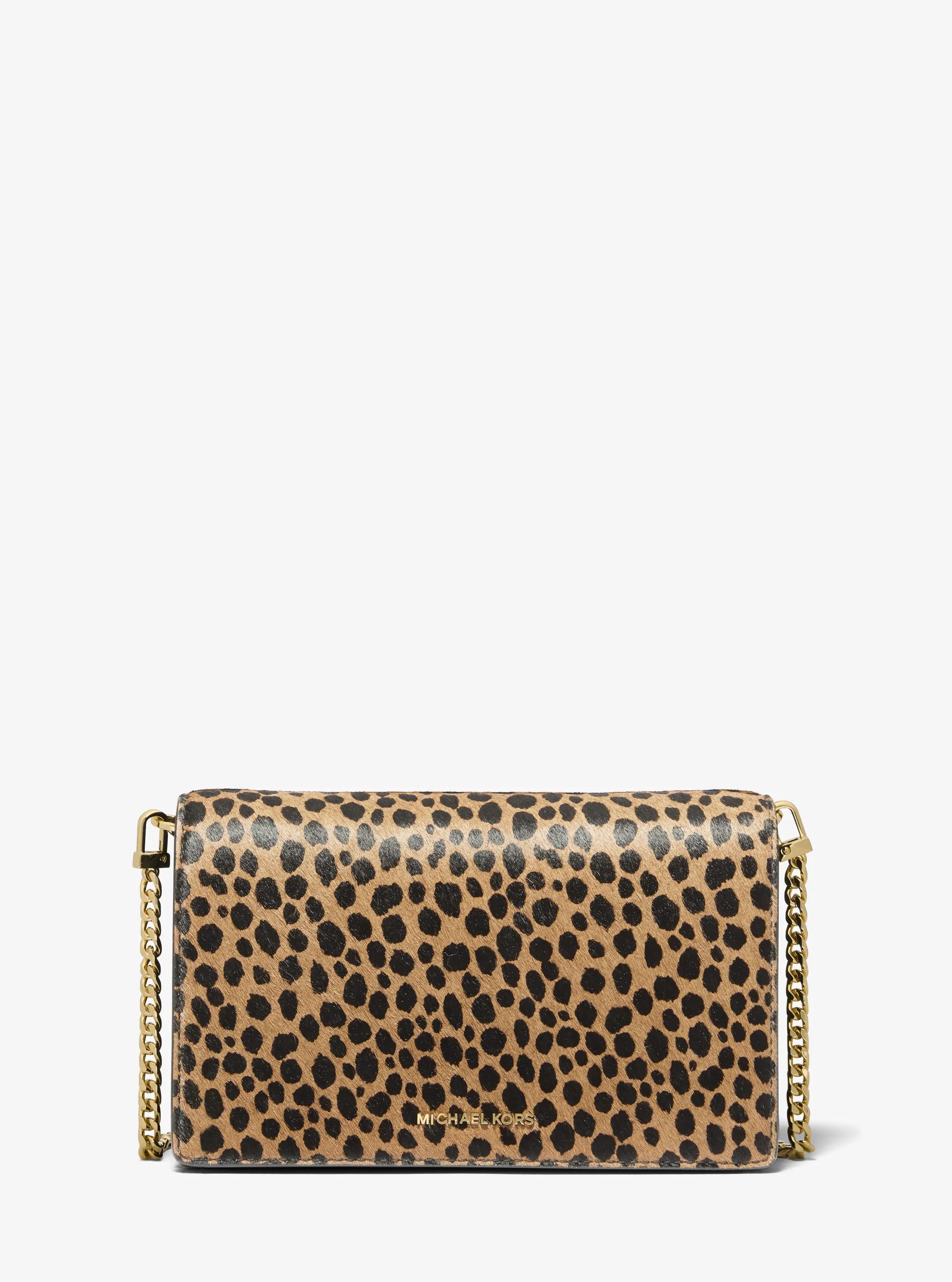 Bandolera Jet Set mediana de pelo de becerro con estampado de guepardo in C&Aacute;SCARA MULTICOLOR | Michael Kors