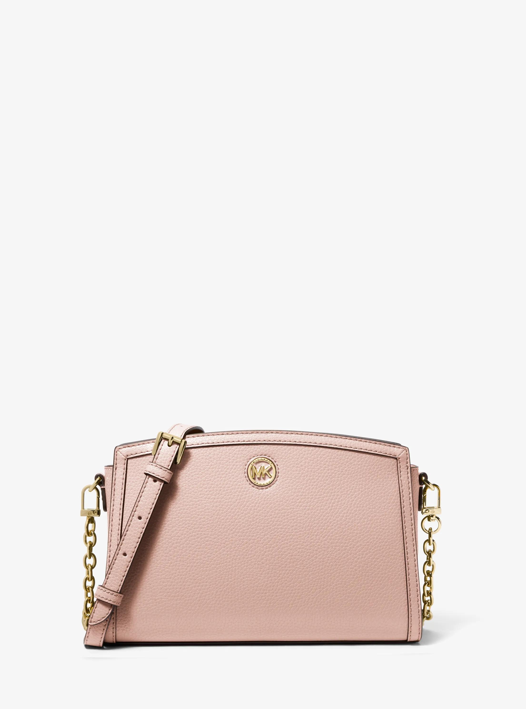 Umh&auml;ngetasche Chantal Large aus gekrispeltem Leder in ZARTROSA | Michael Kors
