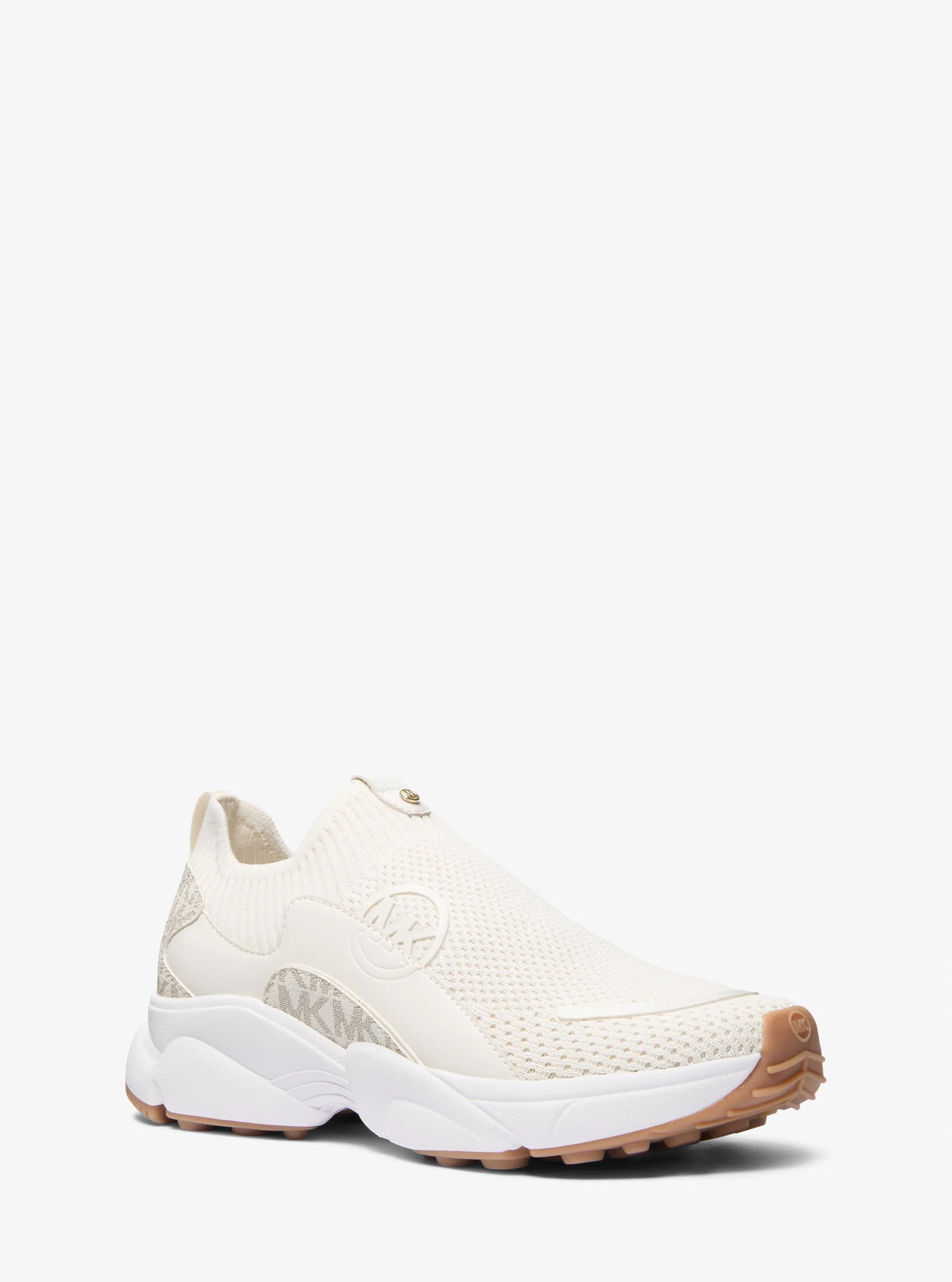 Sami Stretch Knit Trainer in CREAM | Michael Kors