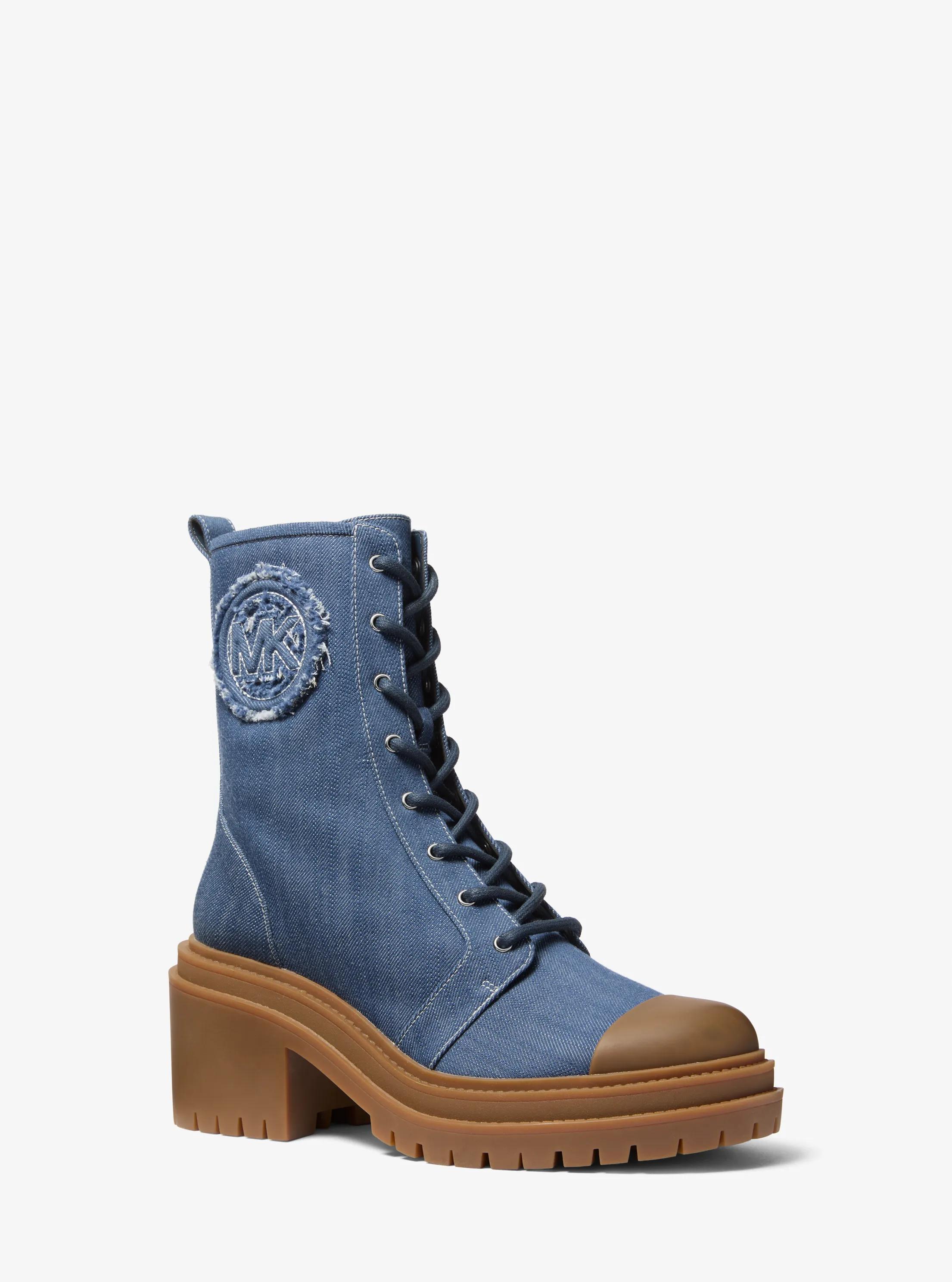 Hanley Denim Boot in MEDIUM BLUE WASH | Michael Kors