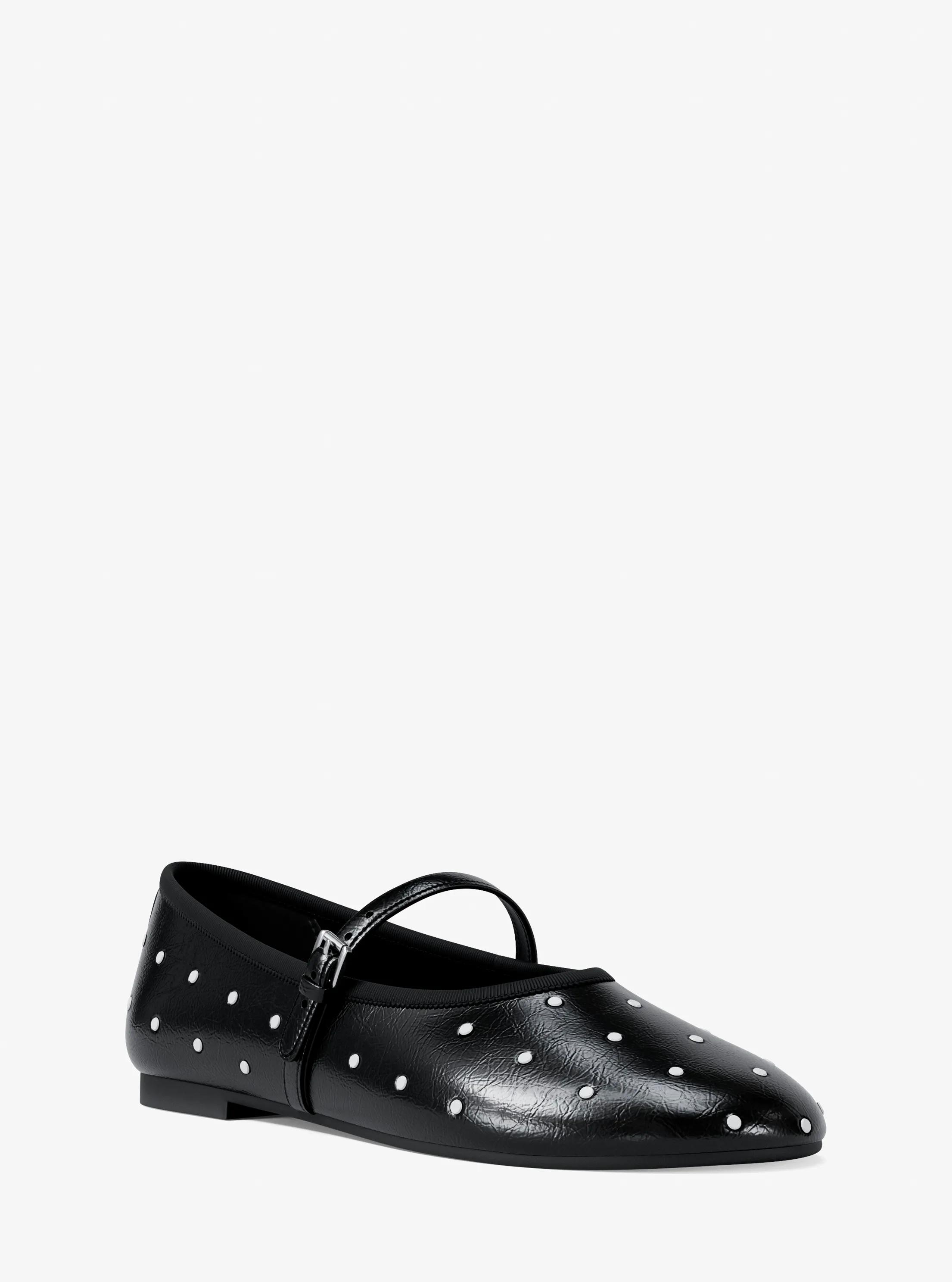 Ballerina Phoebe con borchie in NERO | Michael Kors