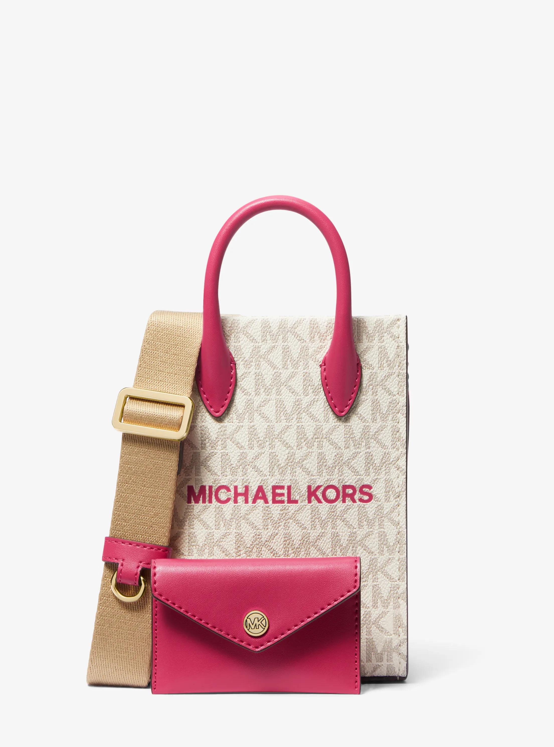 バッグ MICHEAL KORS MIRELLA Mirella Extra-Small Signature Logo Smartphone Crossbody Bag