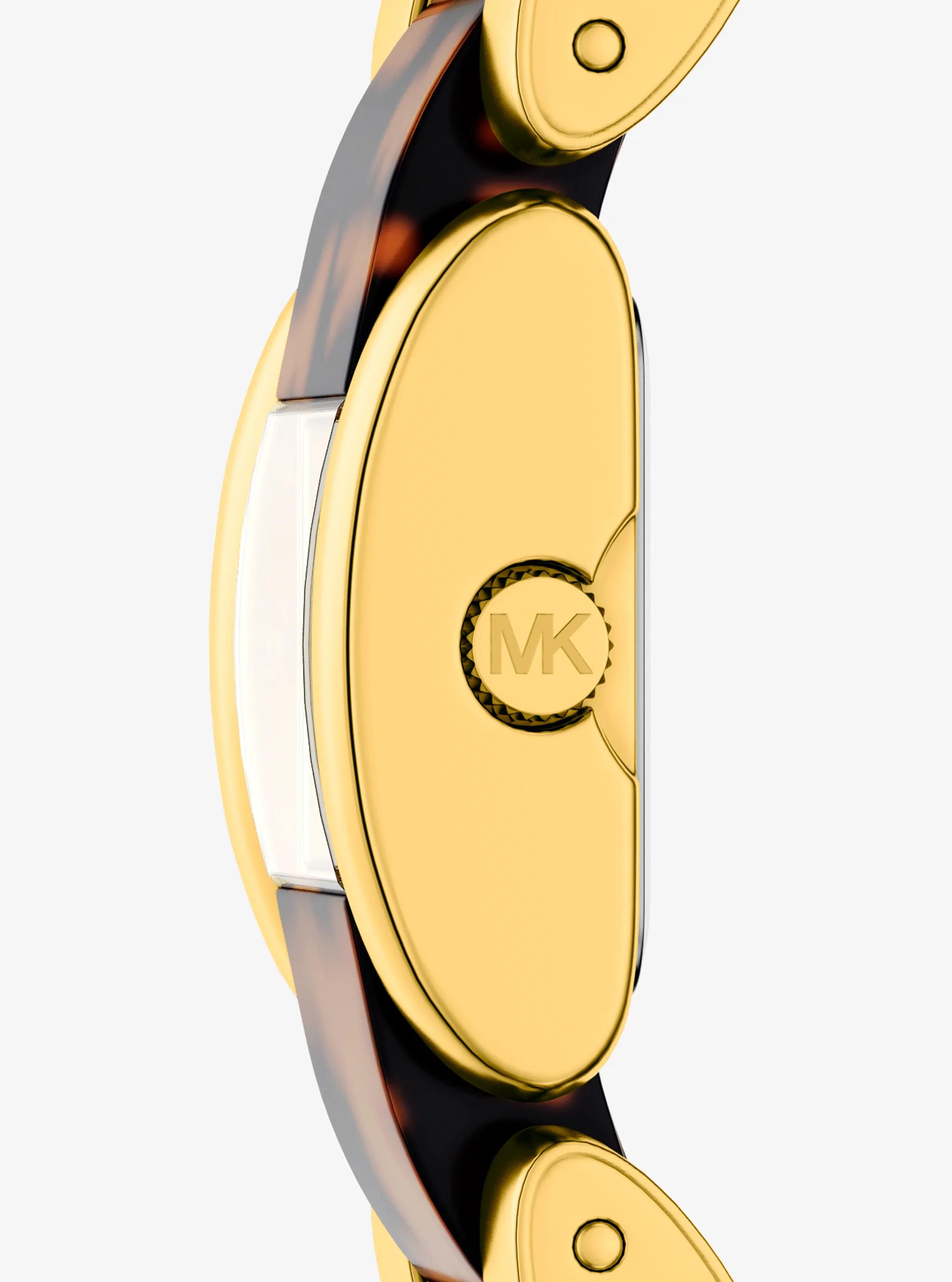 Petite Darrington Gold-Tone and Tortoiseshell Acetate Watch