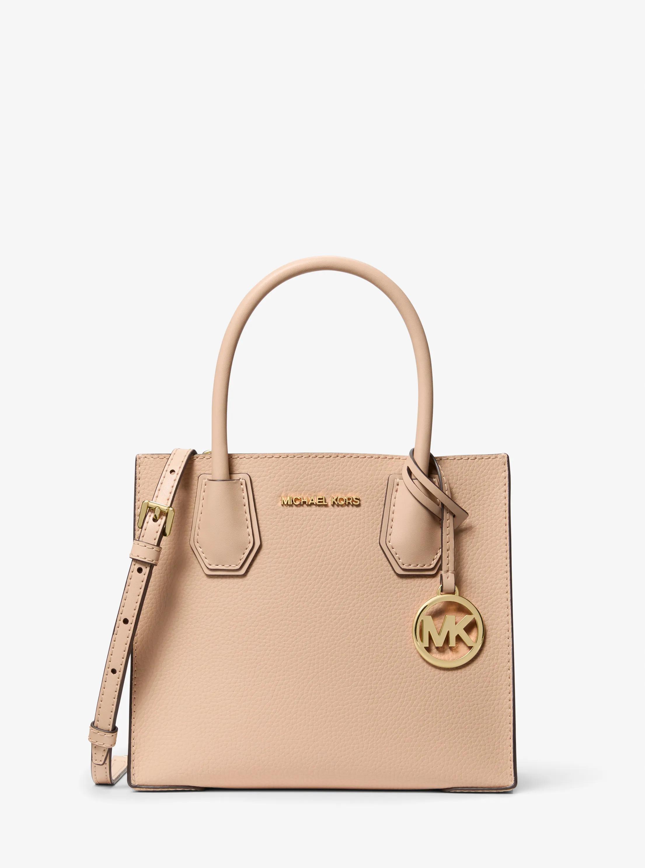 Bandolera Mercer mediana de piel granulada in ANTE | Michael Kors