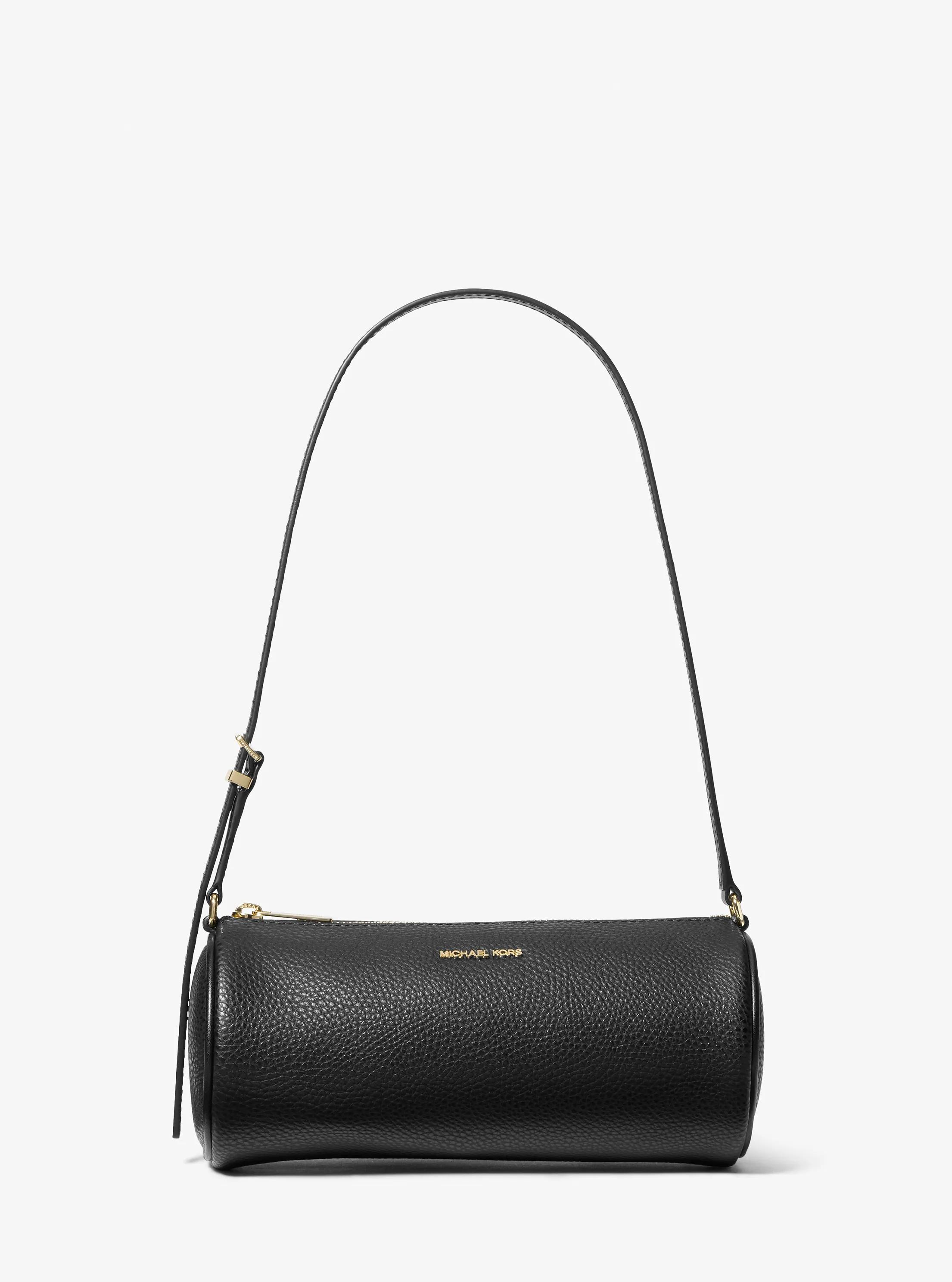 Ashton Small Barrel Pochette in BLACK | Michael Kors