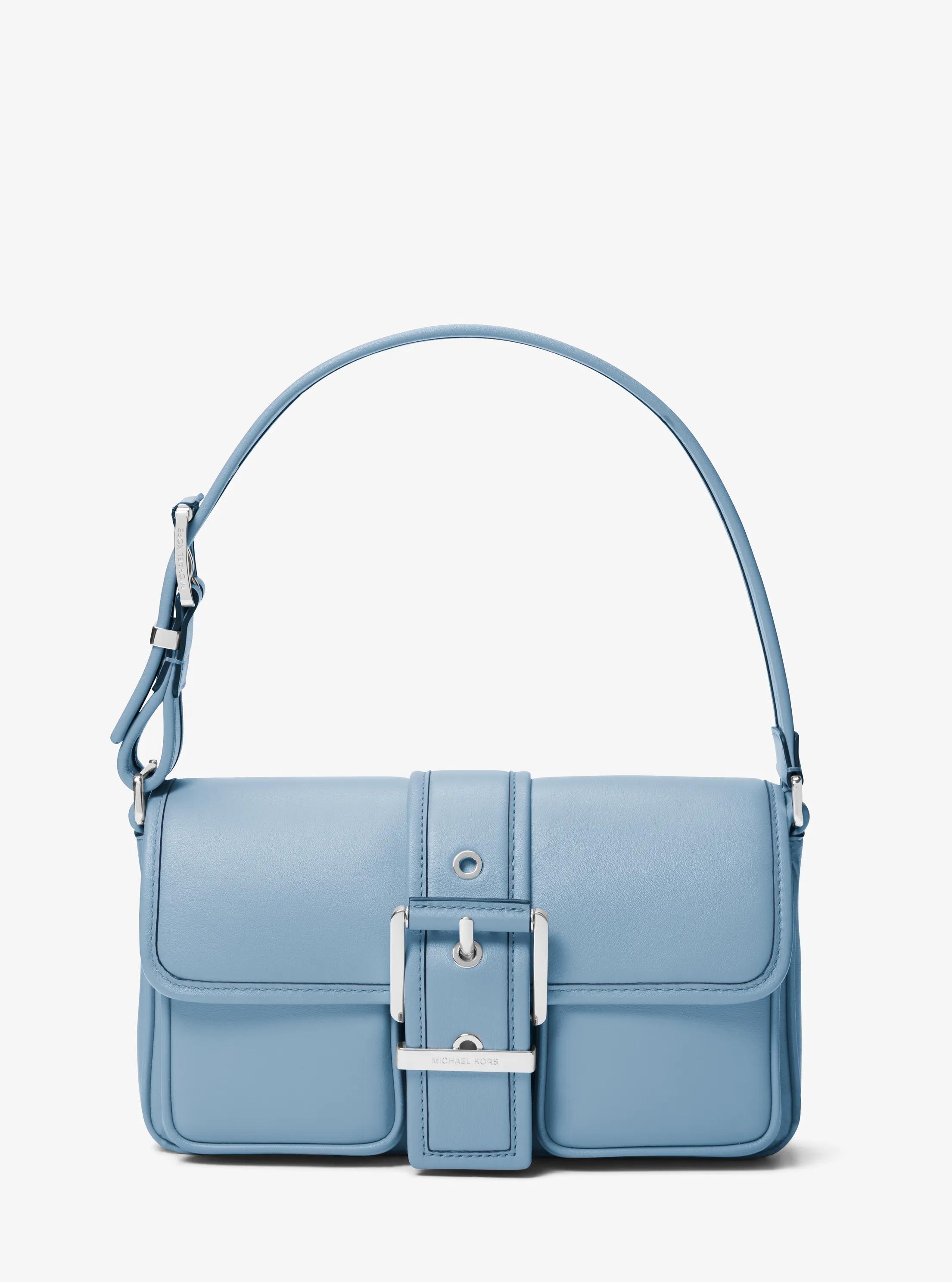 Colby Medium Leather Shoulder Bag in CHAMBRAY | Michael Kors