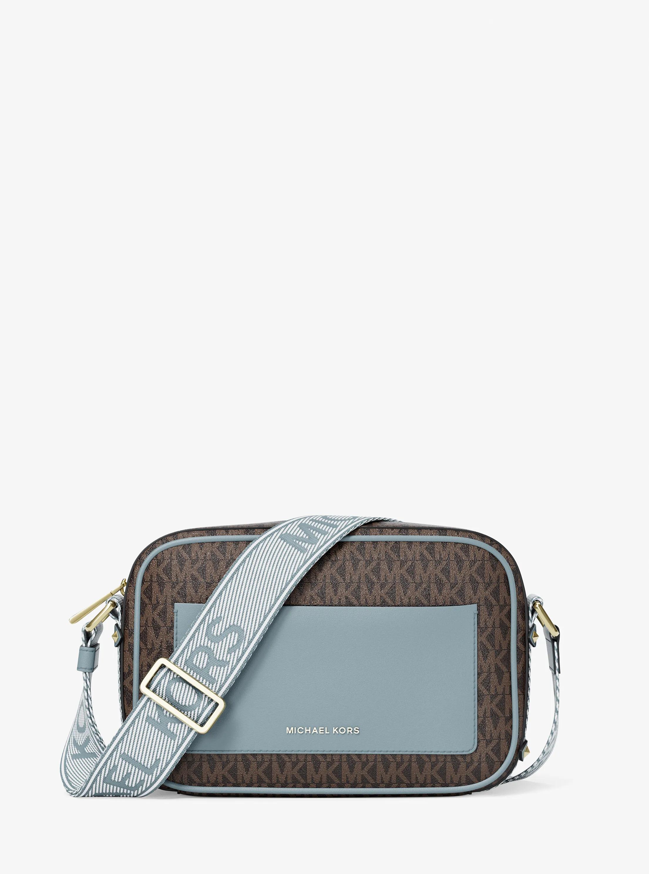 Maeve Large Signature Logo Crossbody Bag in CHAMBRAY | Michael Kors