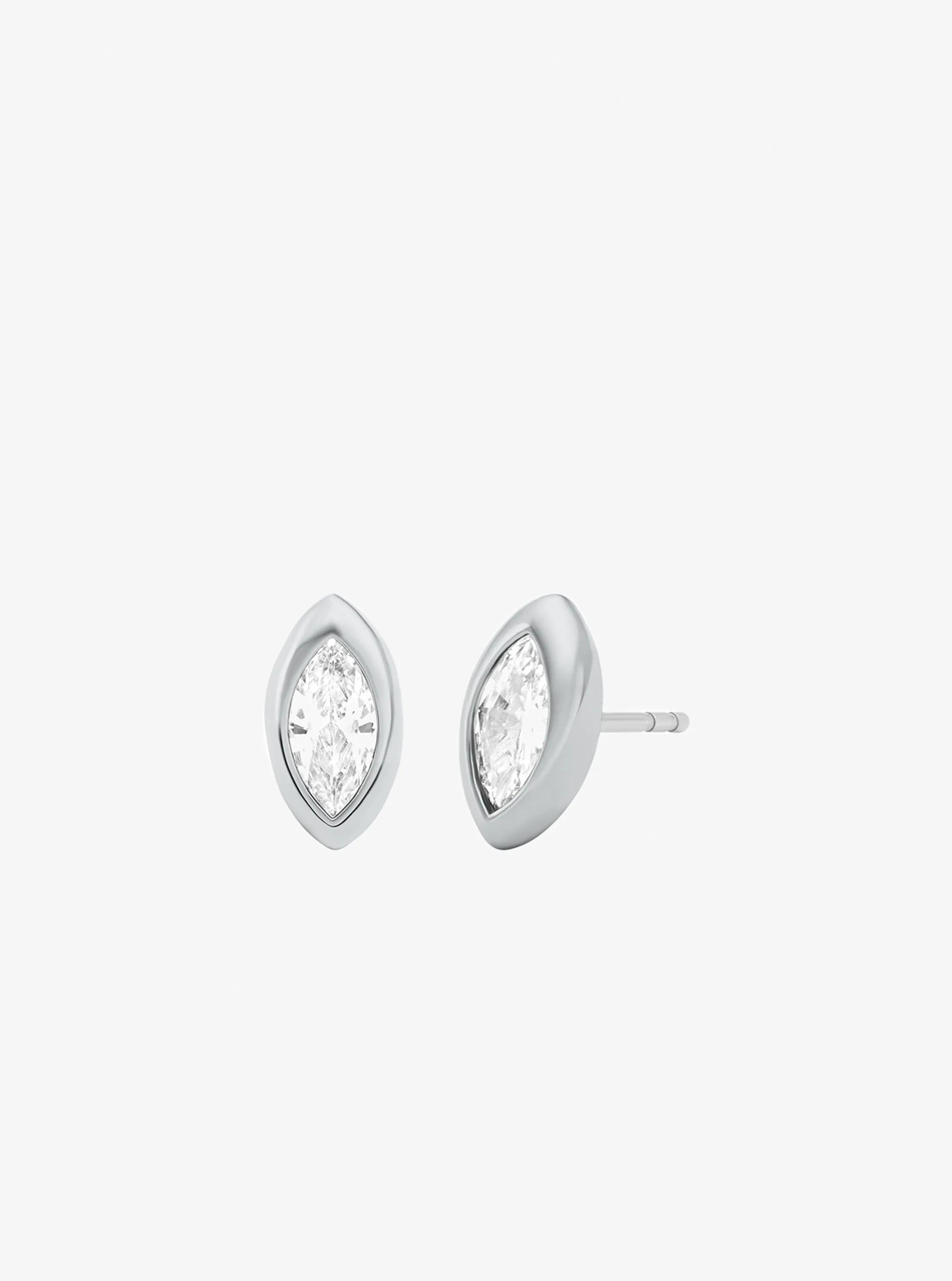 MK Clous d'oreilles à zircone cubique taille marquise - Argent - Michael Kors
