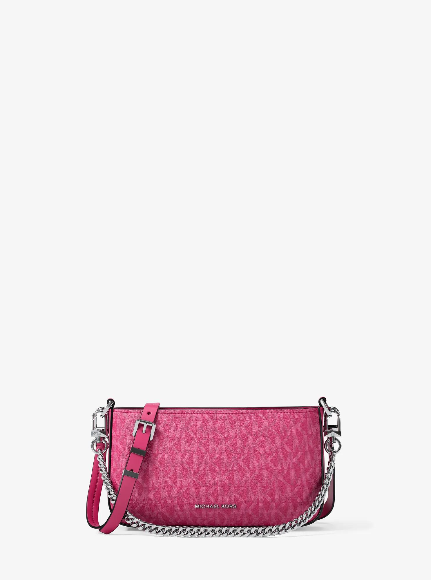 MK Petite pochette Bryant convertible à logo Signature - Rose - Michael Kors