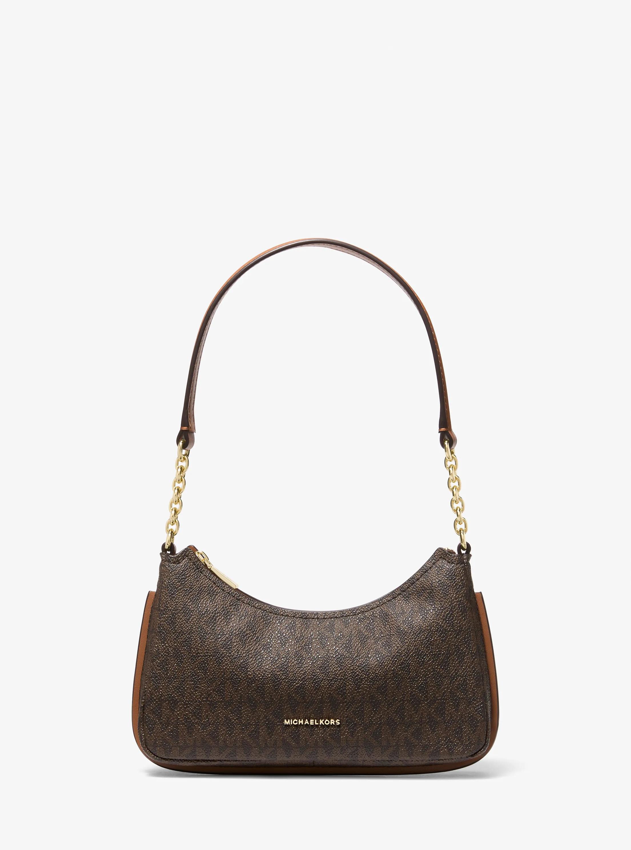 Tr&egrave;s petite pochette Nolita avec cha&icirc;ne &agrave; logo Signature in BRUN/NOISETTE | Michael Kors