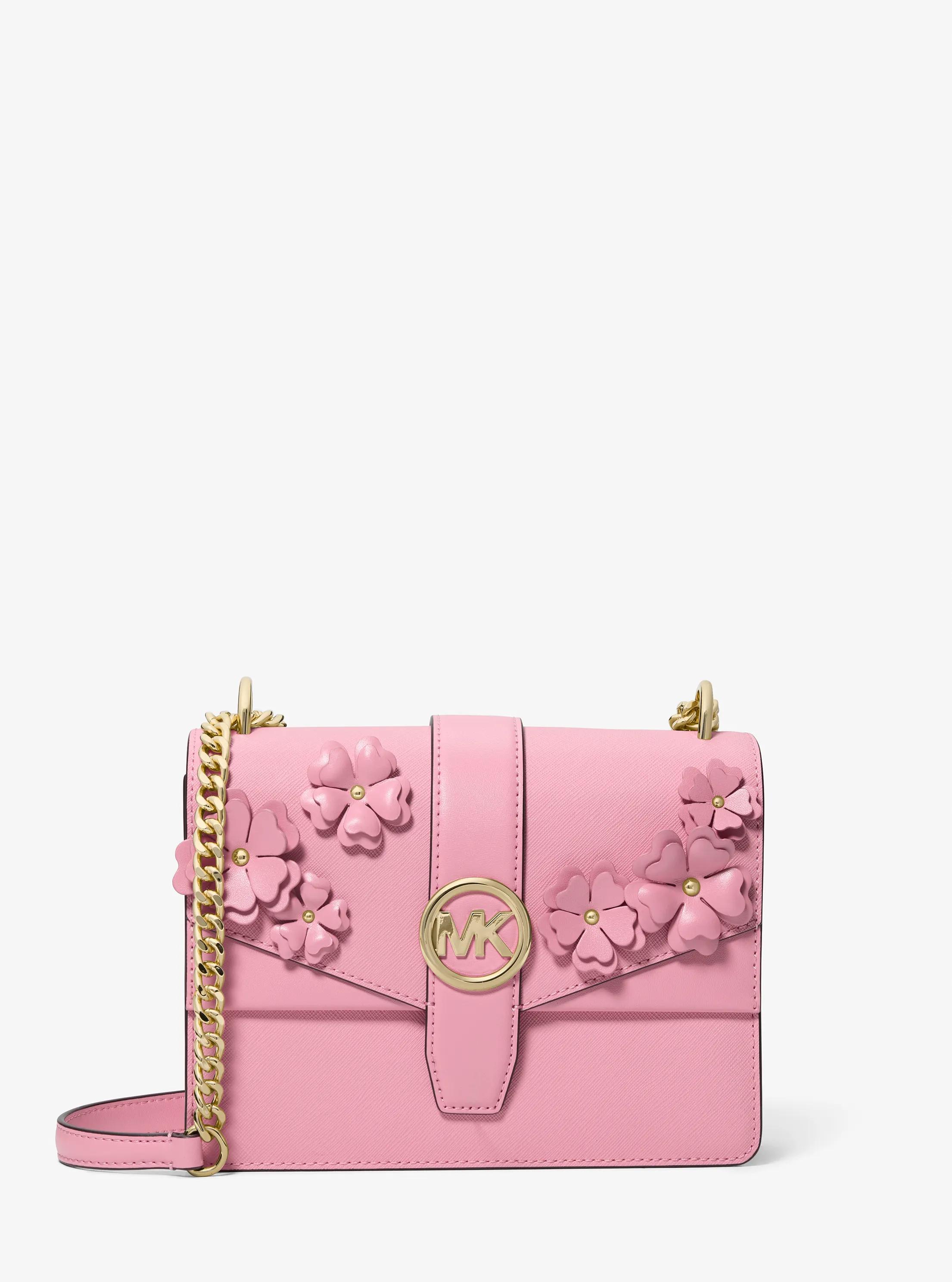 Petit sac &agrave; bandouli&egrave;re Greenwich &agrave; ornements floraux in &OElig;ILLET | Michael Kors