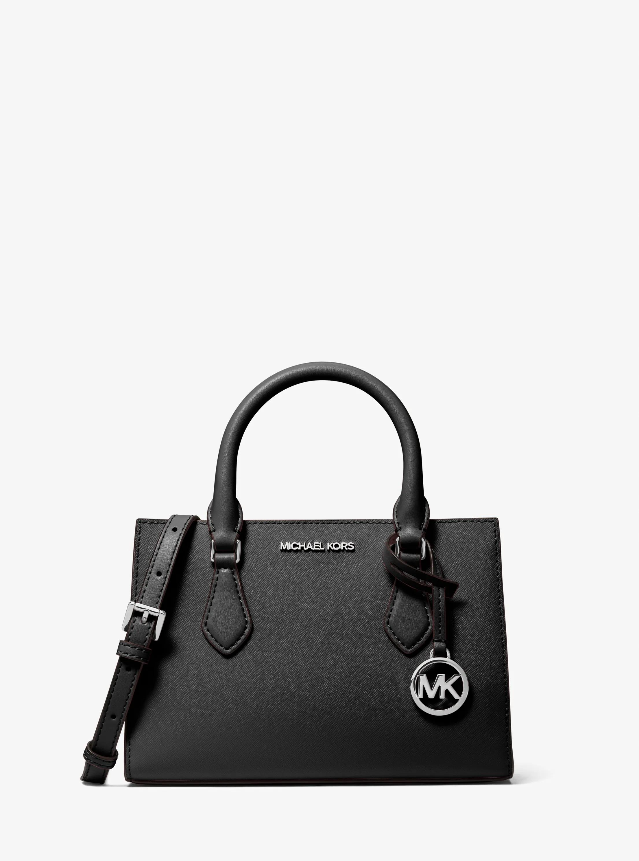 Sheila Small Satchel in BLACK | Michael Kors