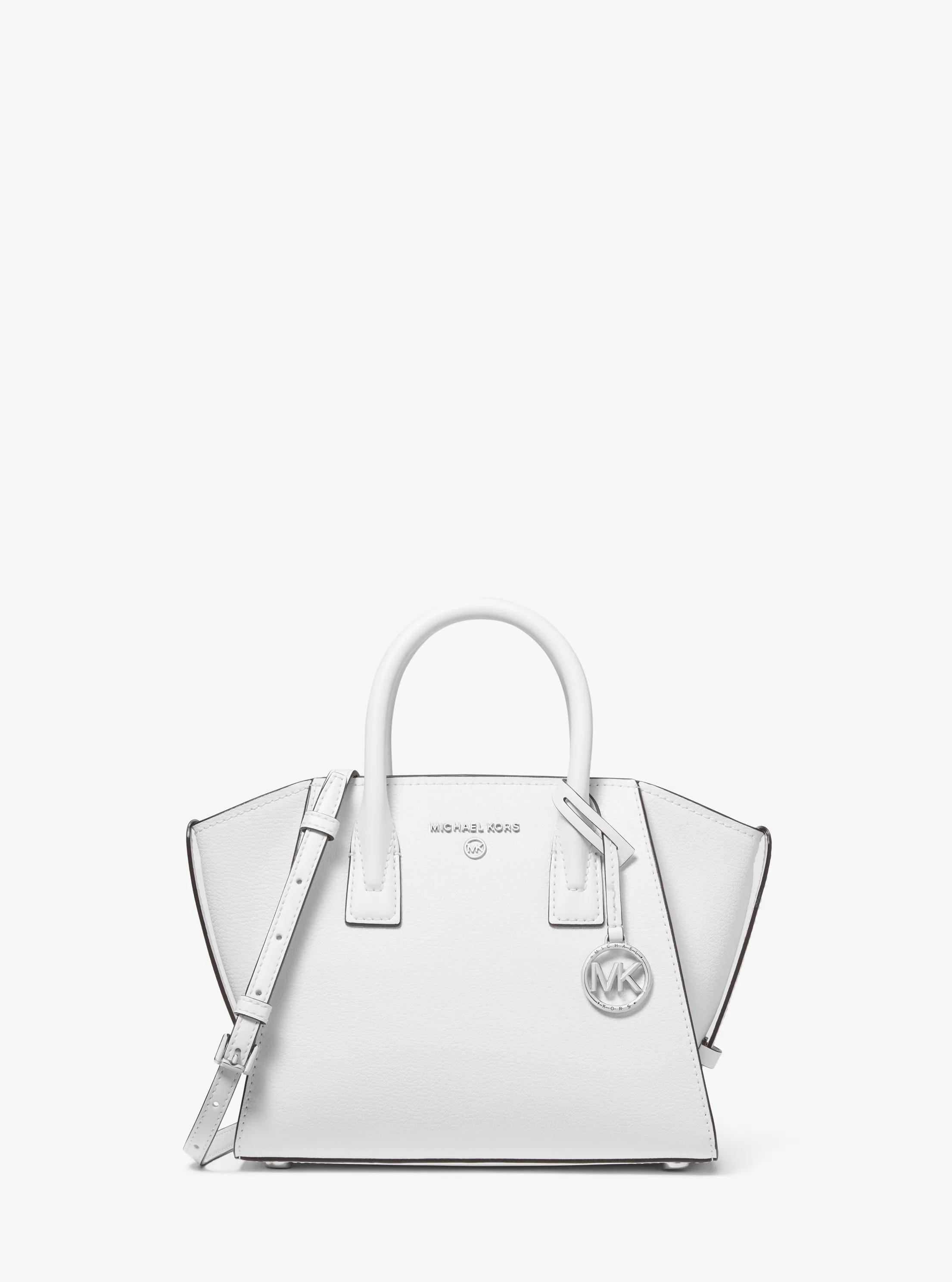 Bolso satchel Avril peque&ntilde;o de piel con cremallera superior