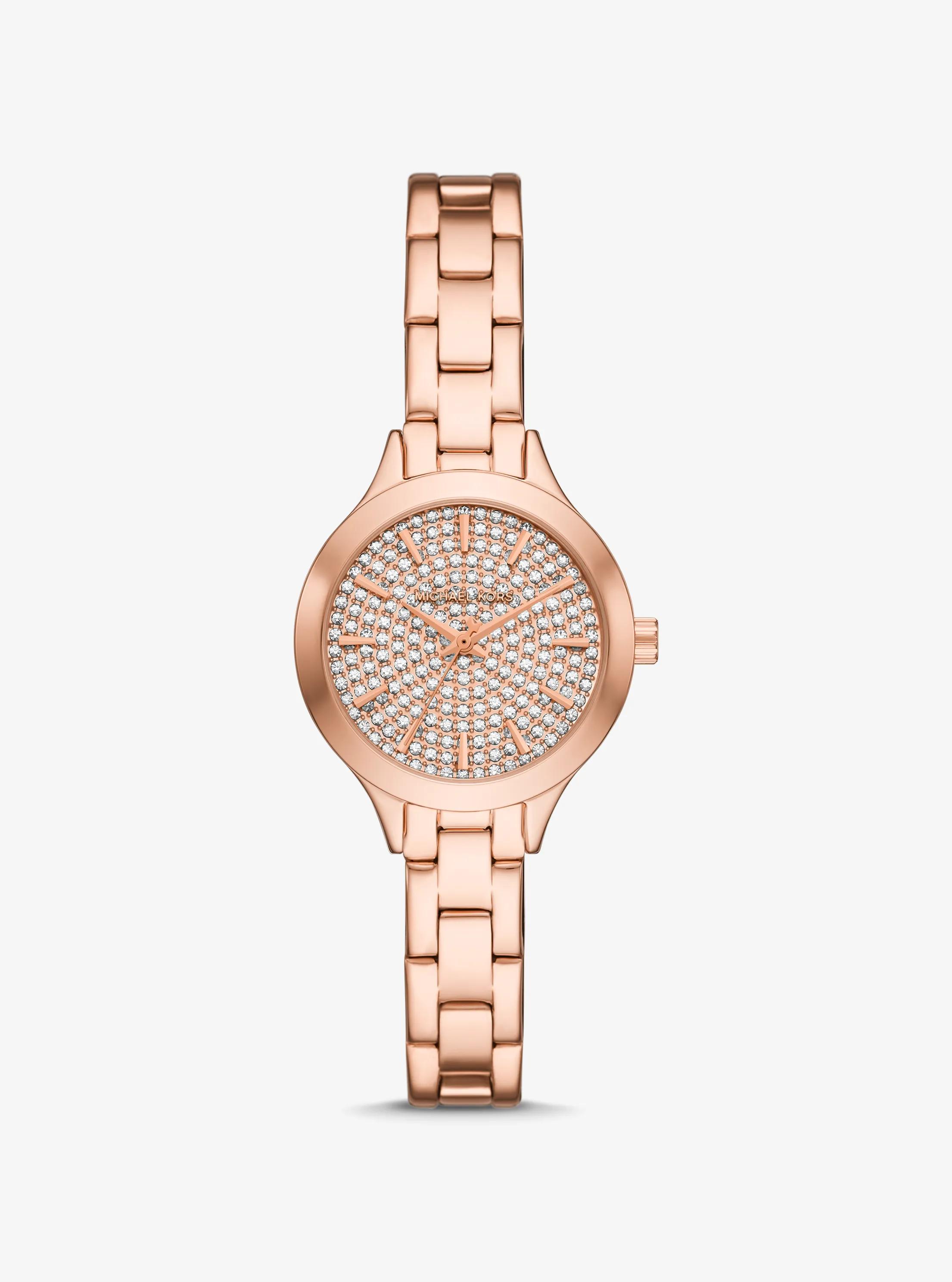 Reloj Aspyn mini en tono rosa dorado con incrustaciones in DORADO ROSA | Michael Kors