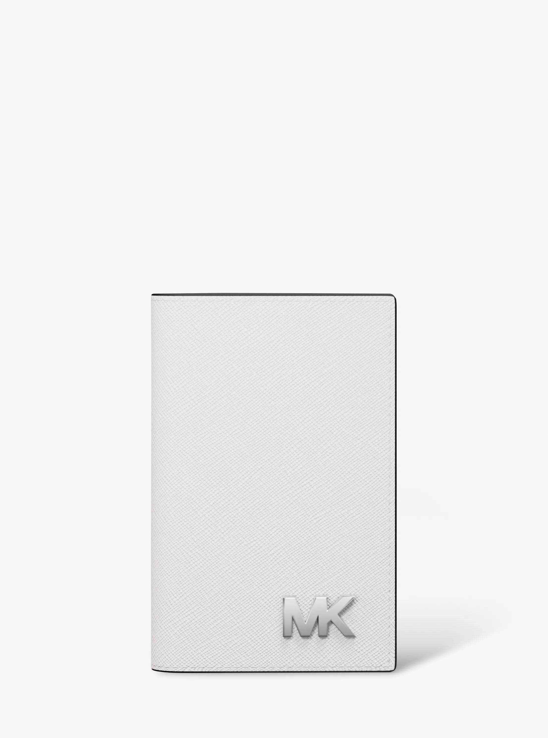 Cooper Saffiano Leather Bi-Fold Wallet in BRIGHT WHT | Michael Kors