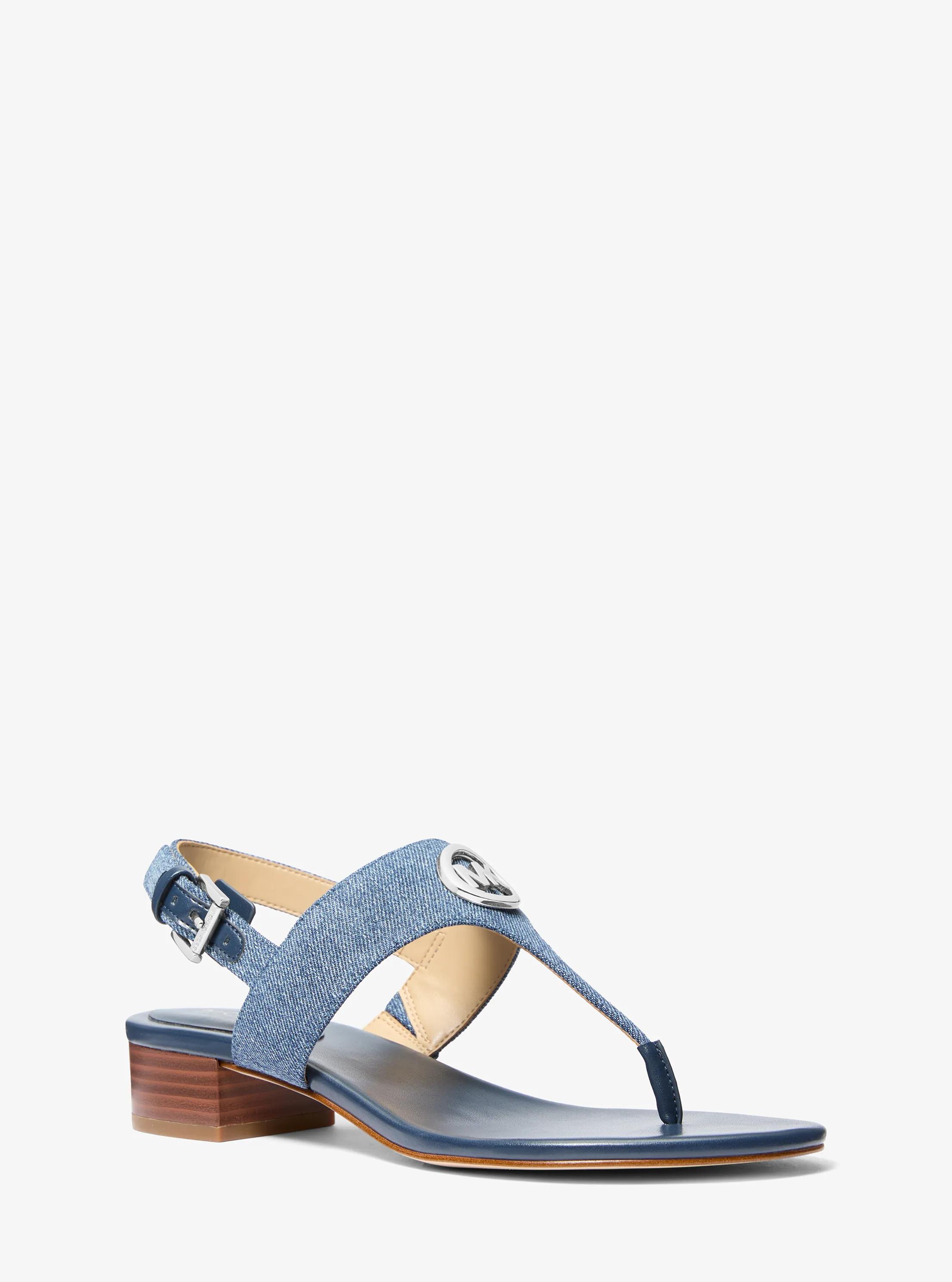Sandalia de dedo Hannah de denim in [3778] | Michael Kors