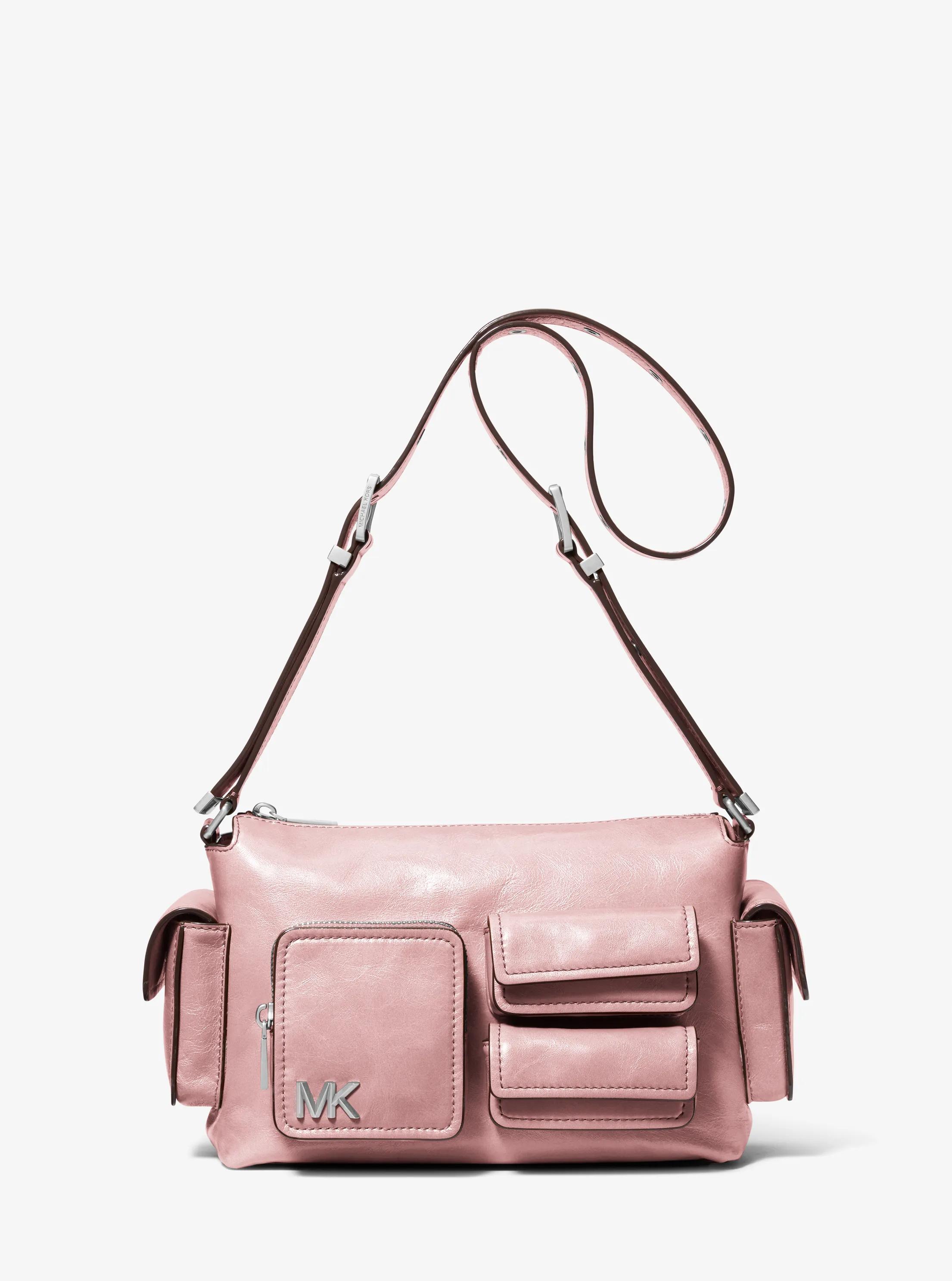 Dakota Medium Leather Shoulder Bag in SMOKEY ROSE | Michael Kors