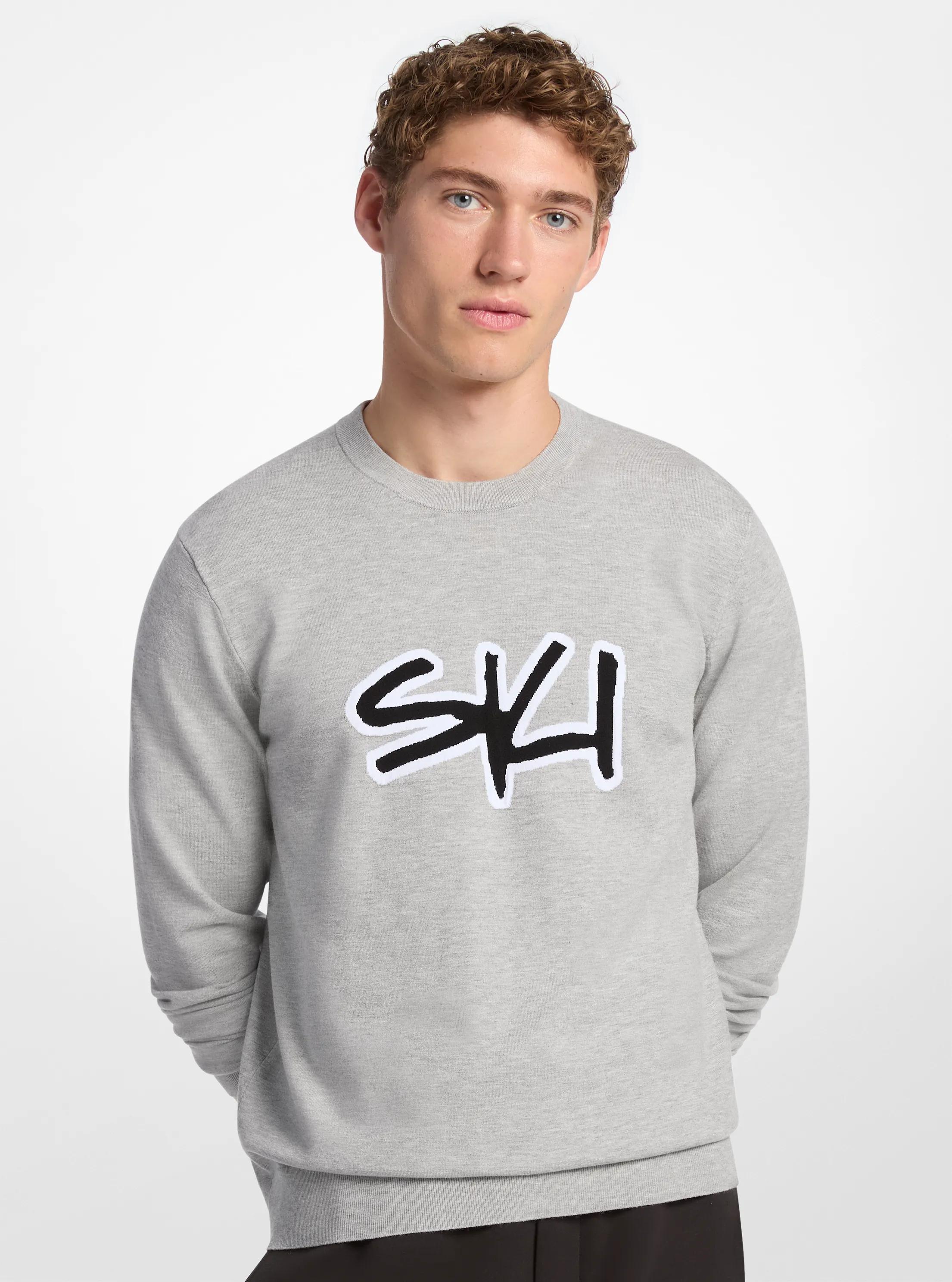 Ski Intarsia Sweater in HEATHER GREY | Michael Kors