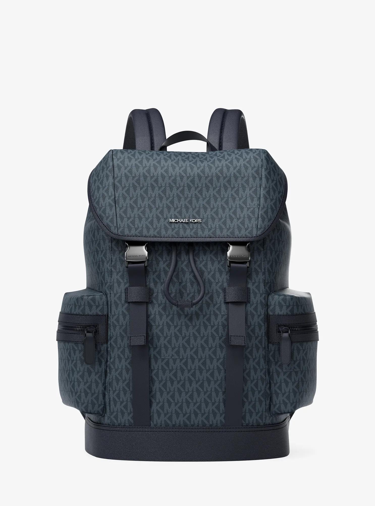 Cooper Signature Logo Backpack in ADMRL/PLBLUE | Michael Kors