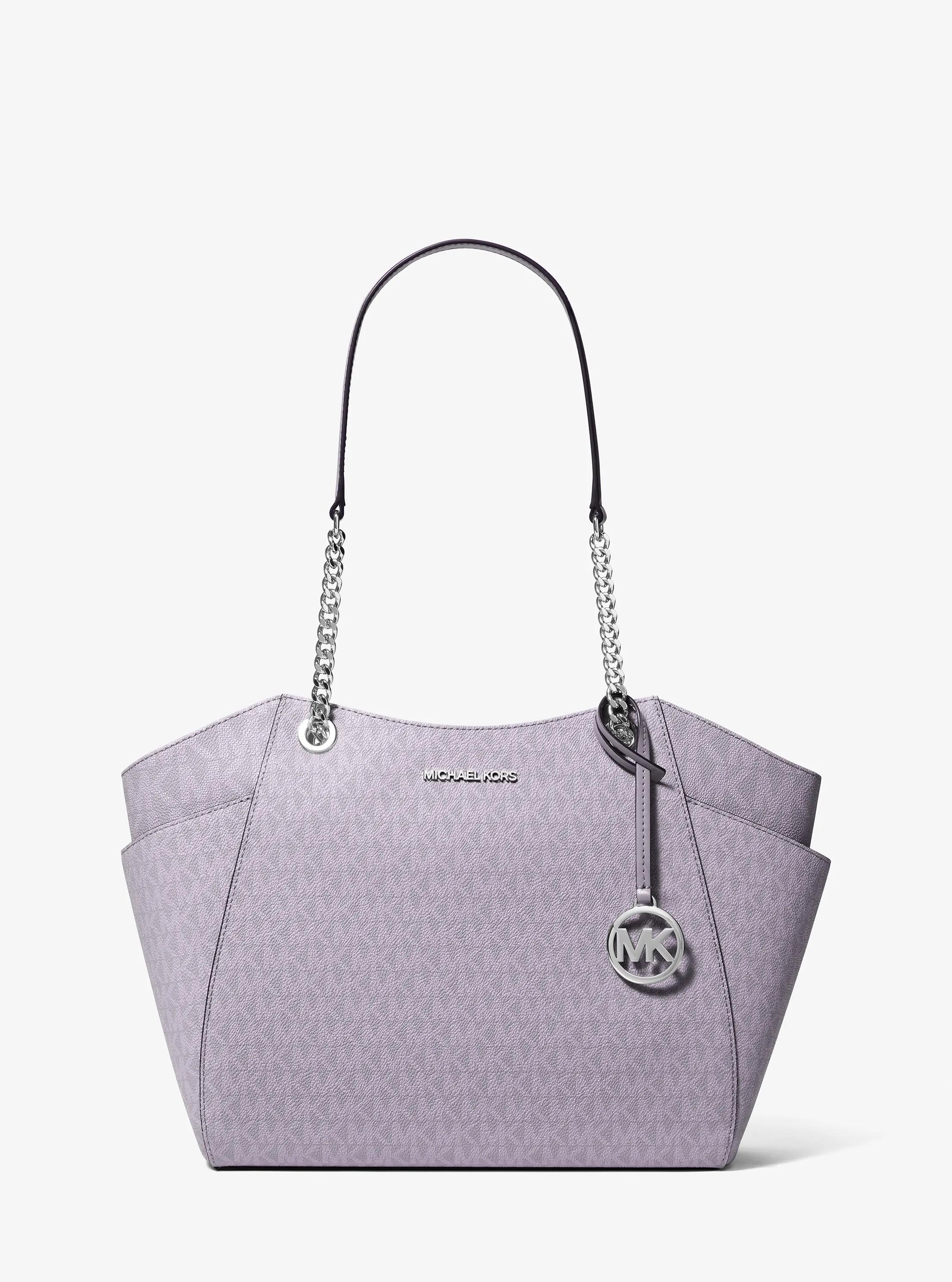 Grand sac &agrave; &eacute;paule Jet Set &agrave; logo Signature in LILAS | Michael Kors