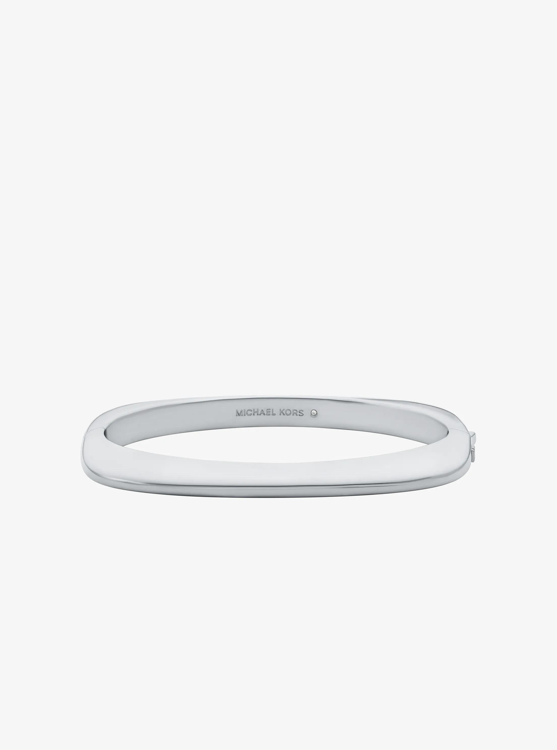 MK Bracelet rigide carré - Argent - Michael Kors
