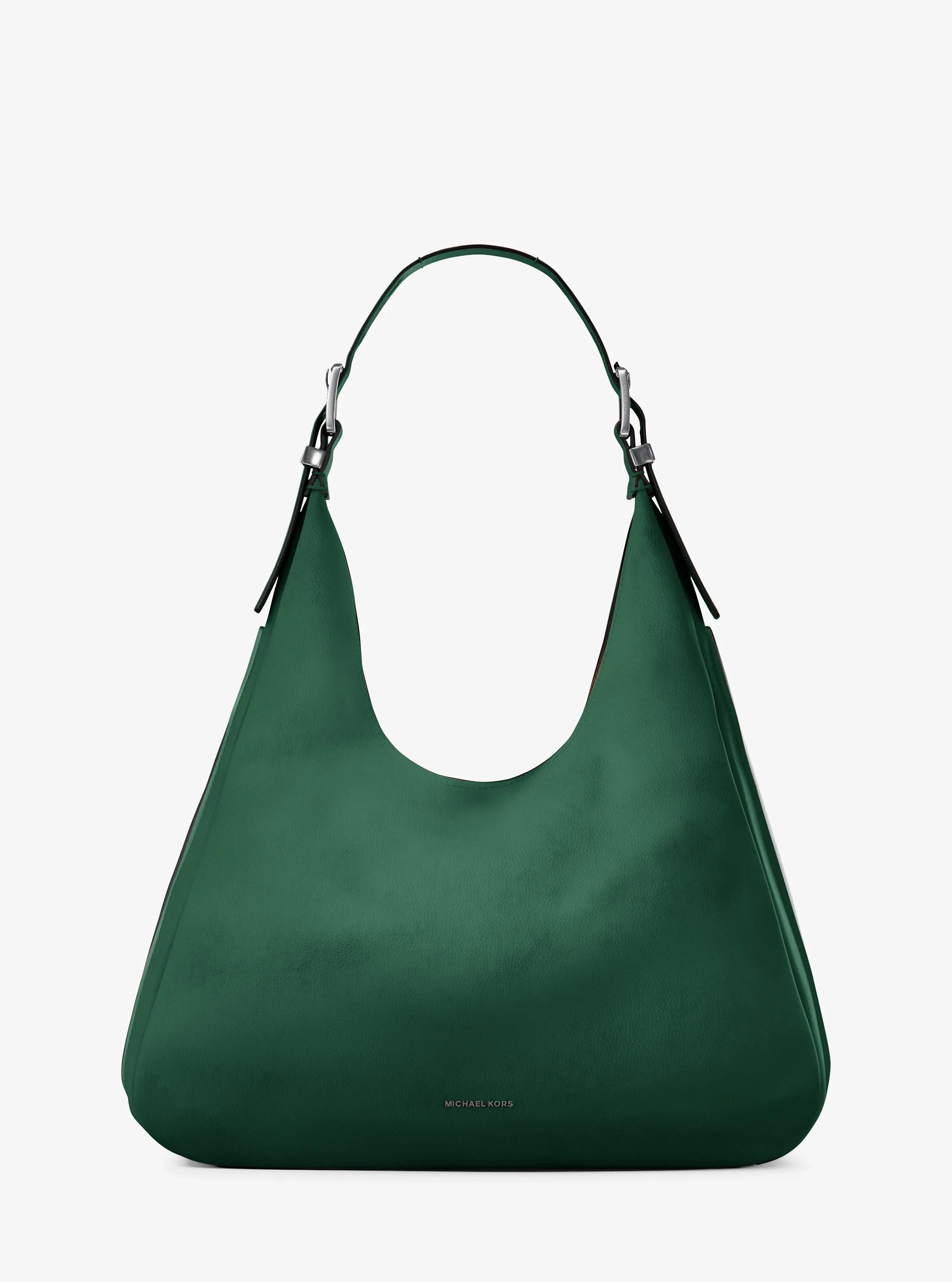 Bolso hobo de hombro Nolita grande de nobuck in MUSGO | Michael Kors
