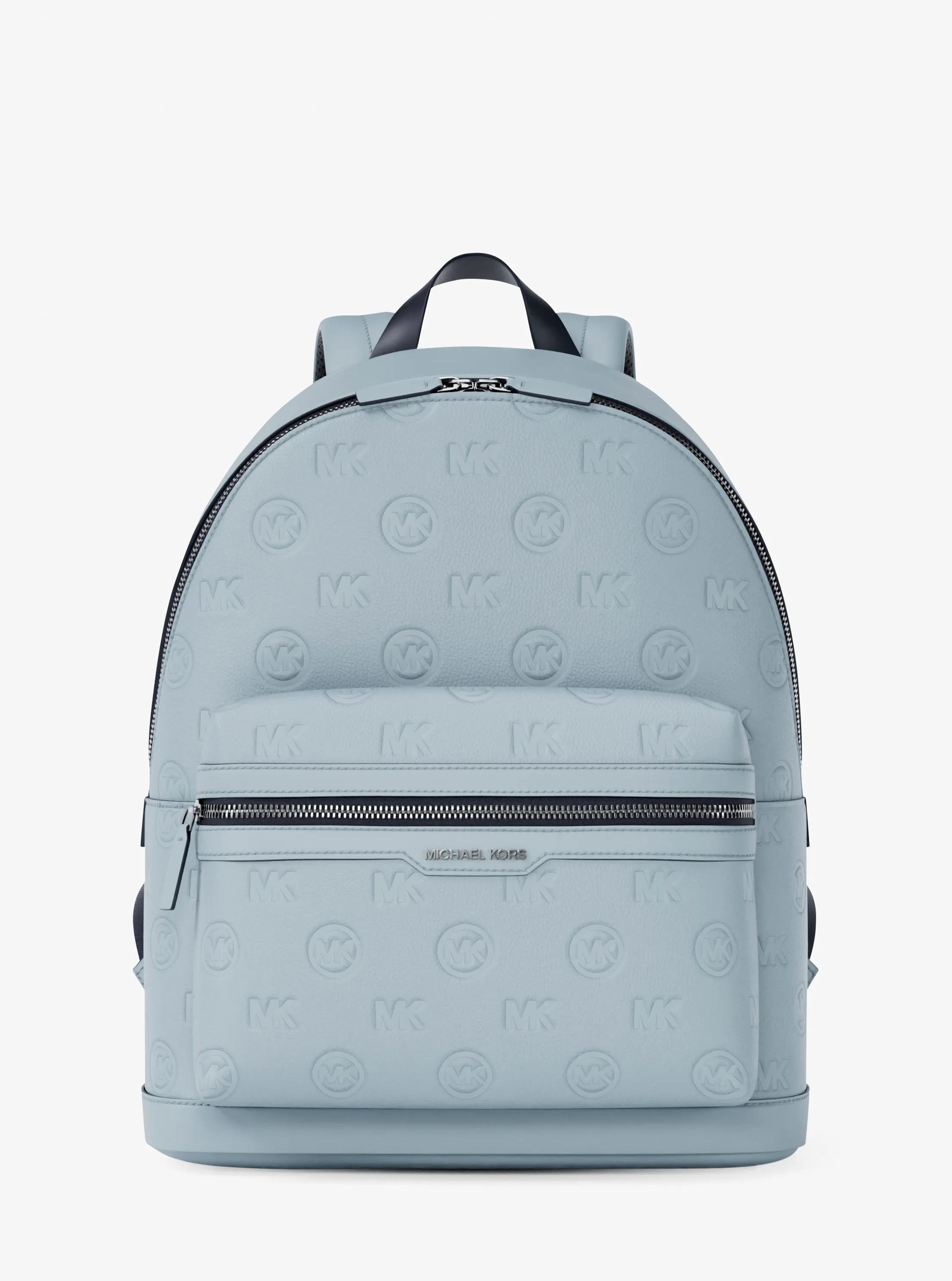 Sac &agrave; dos Cooper arrondi de taille moyenne &agrave; logo grav&eacute; in OC&Eacute;AN P&Acirc;LE | Michael Kors
