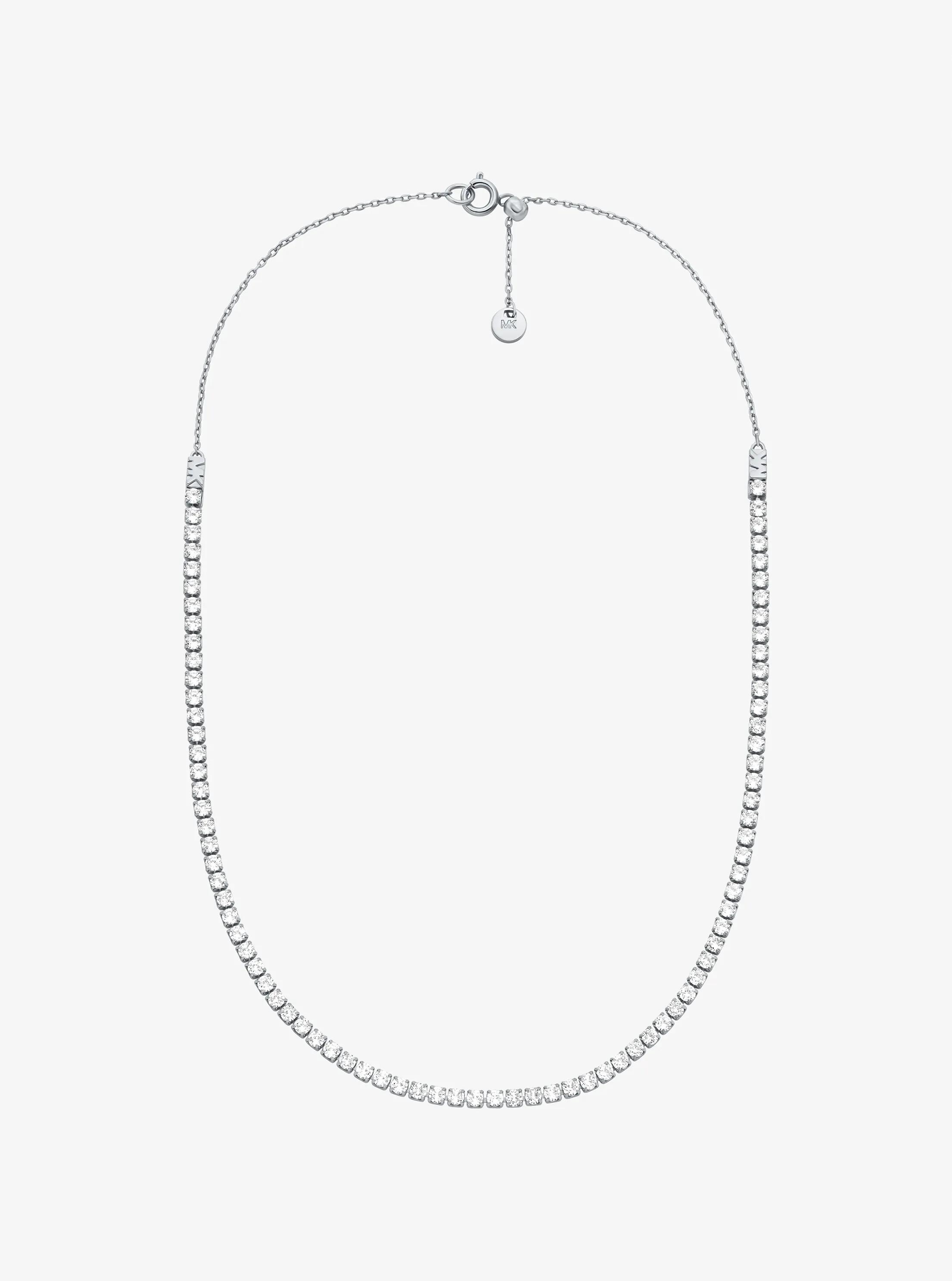 MK Collier Tennis à pierres pavées - Argent - Michael Kors