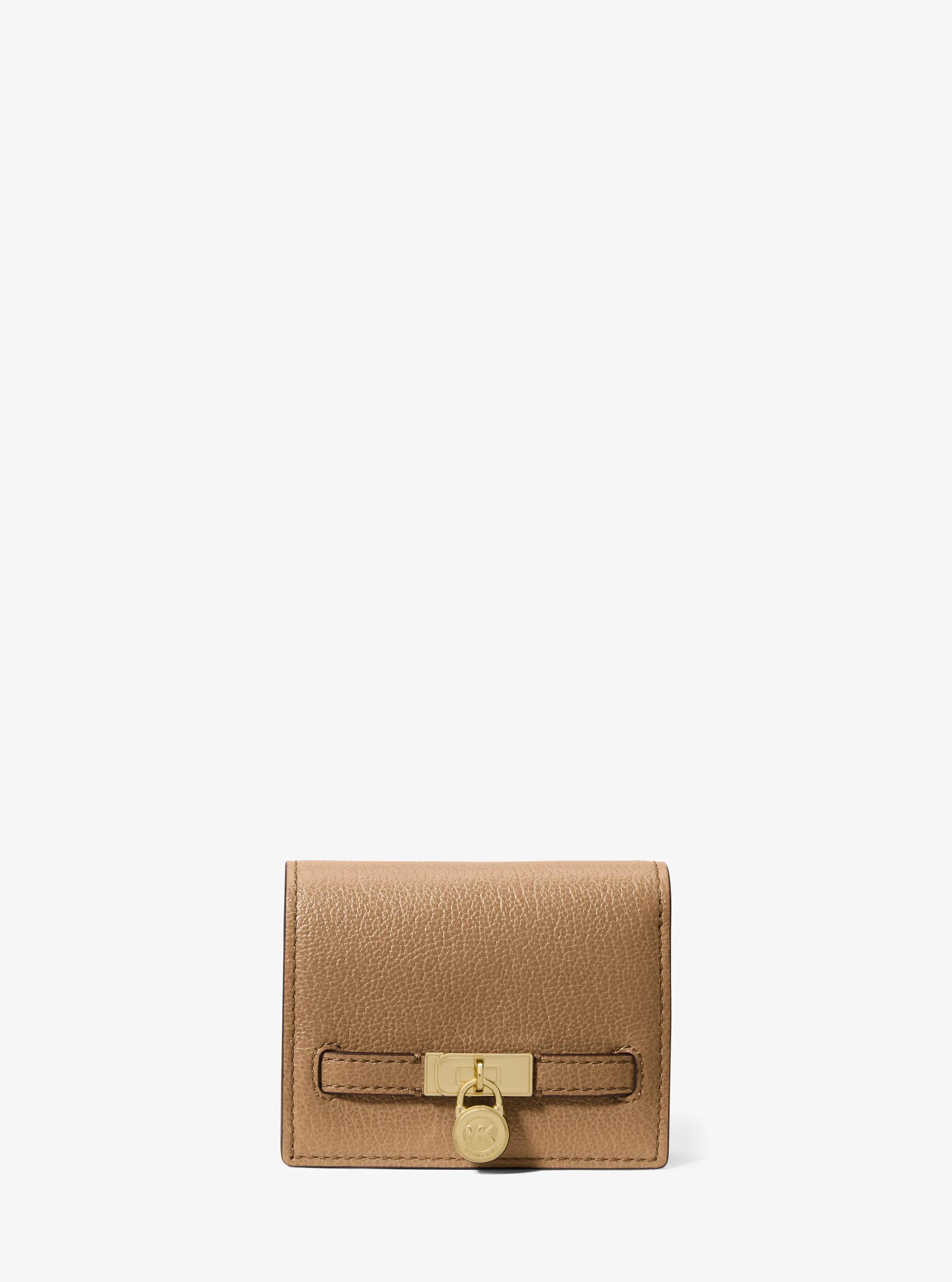Hamilton Moderne Small Leather Wallet in HUSK | Michael Kors