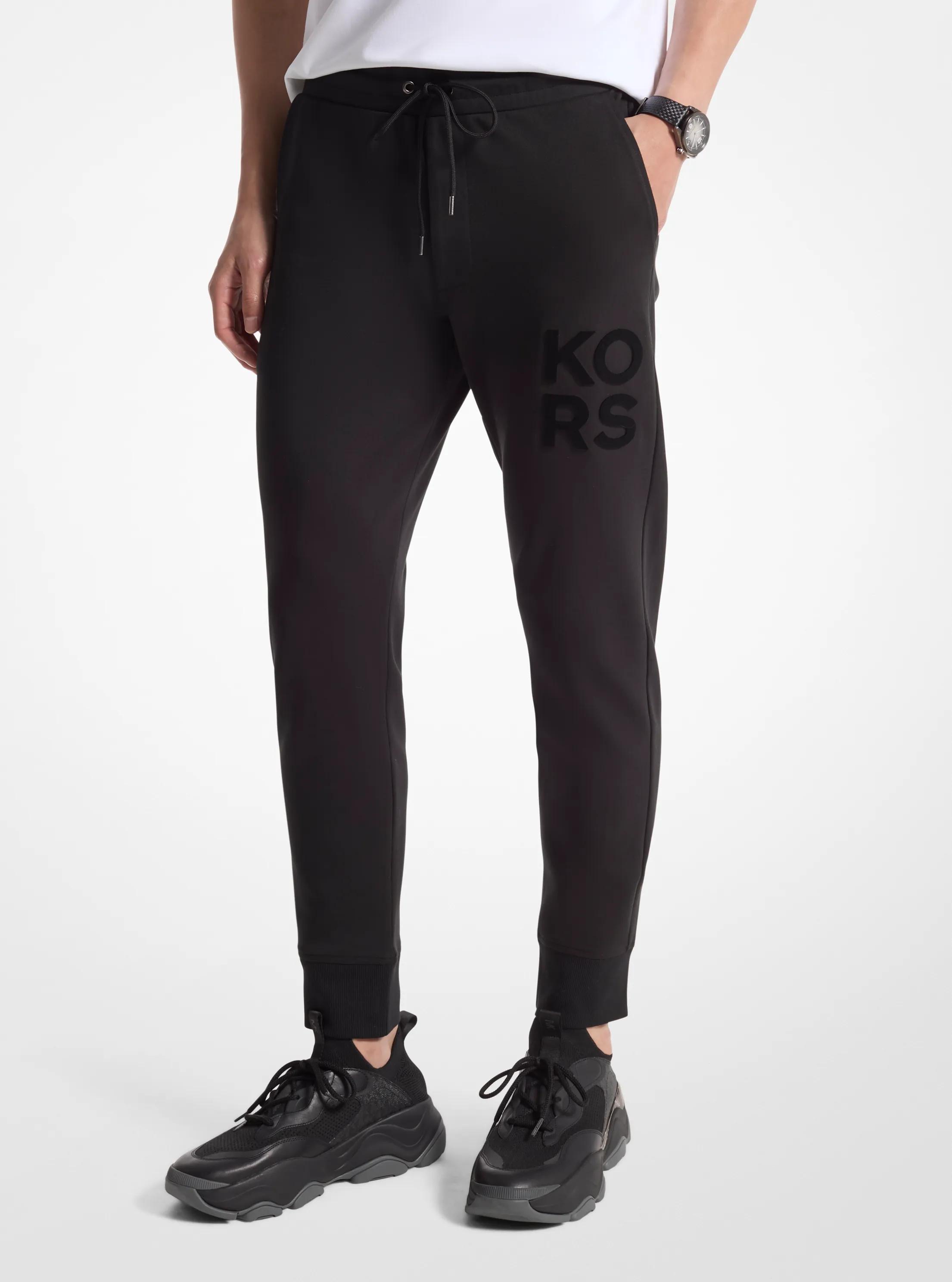Joggers KORS en mezcla de algod&oacute;n in NEGRO | Michael Kors