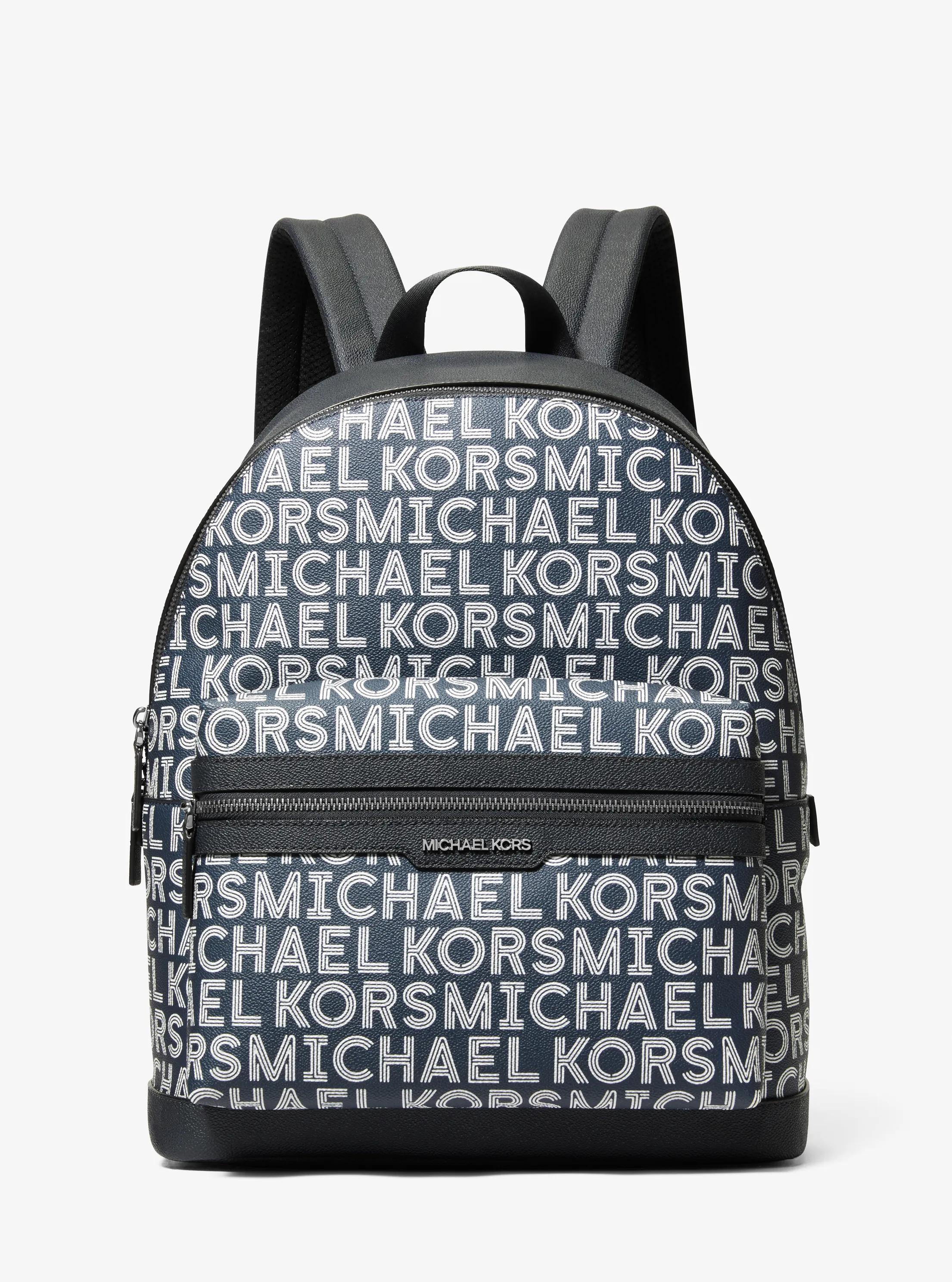 Sac &agrave; dos Cooper de taille moyenne &agrave; logo graphique in BLANC &Eacute;CLATANT | Michael Kors