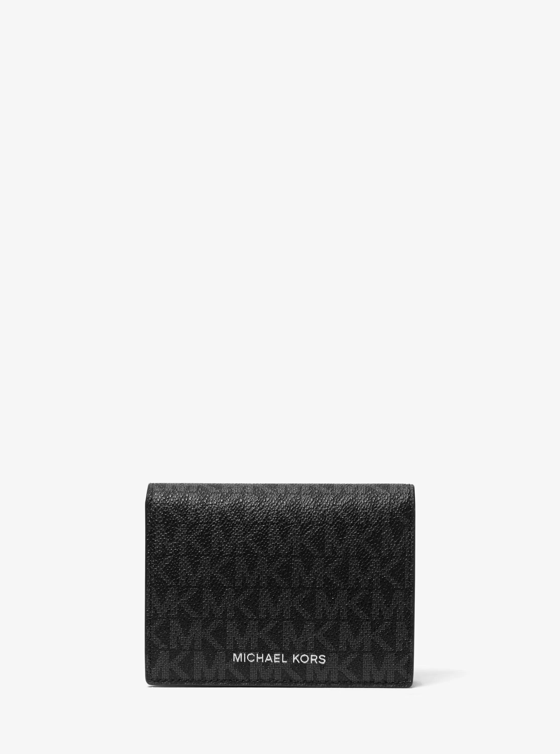 Portefeuille Cooper &agrave; imprim&eacute; &agrave; logo Signature in NOIR | Michael Kors