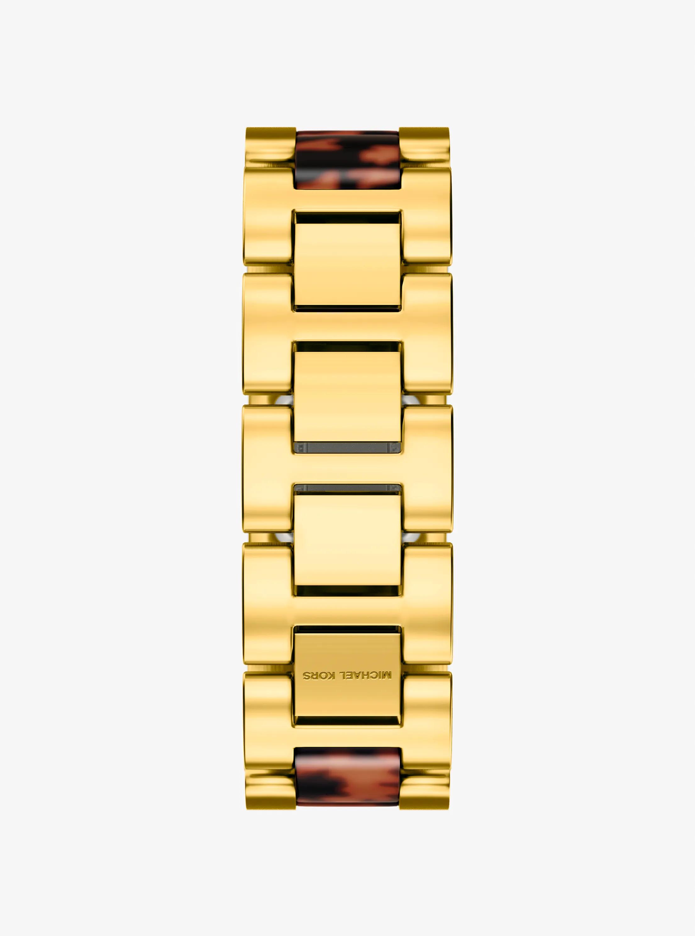 Petite Darrington Gold-Tone and Tortoiseshell Acetate Watch