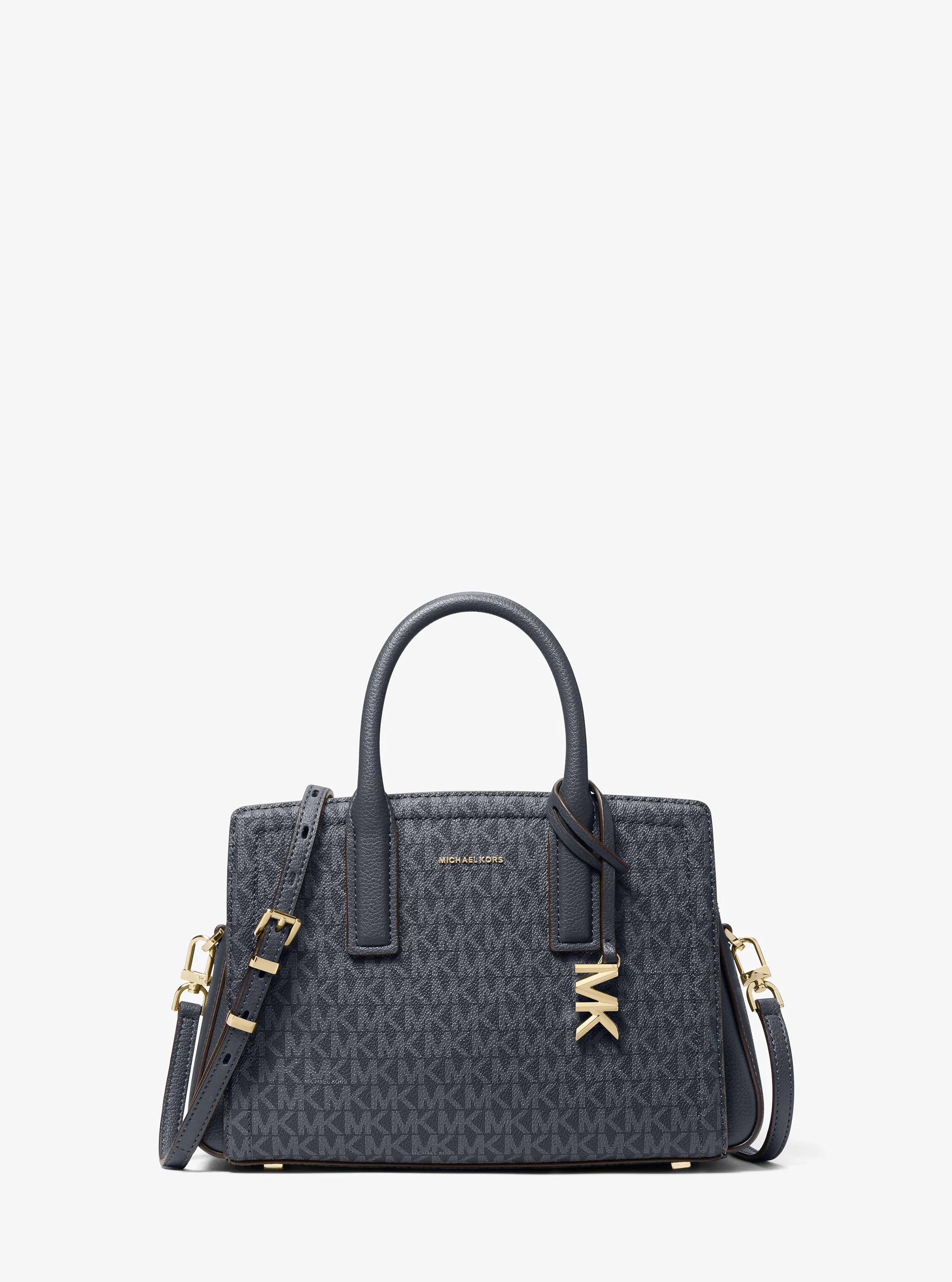 Borsa a mano Laila piccola con logo in NOTTE | Michael Kors
