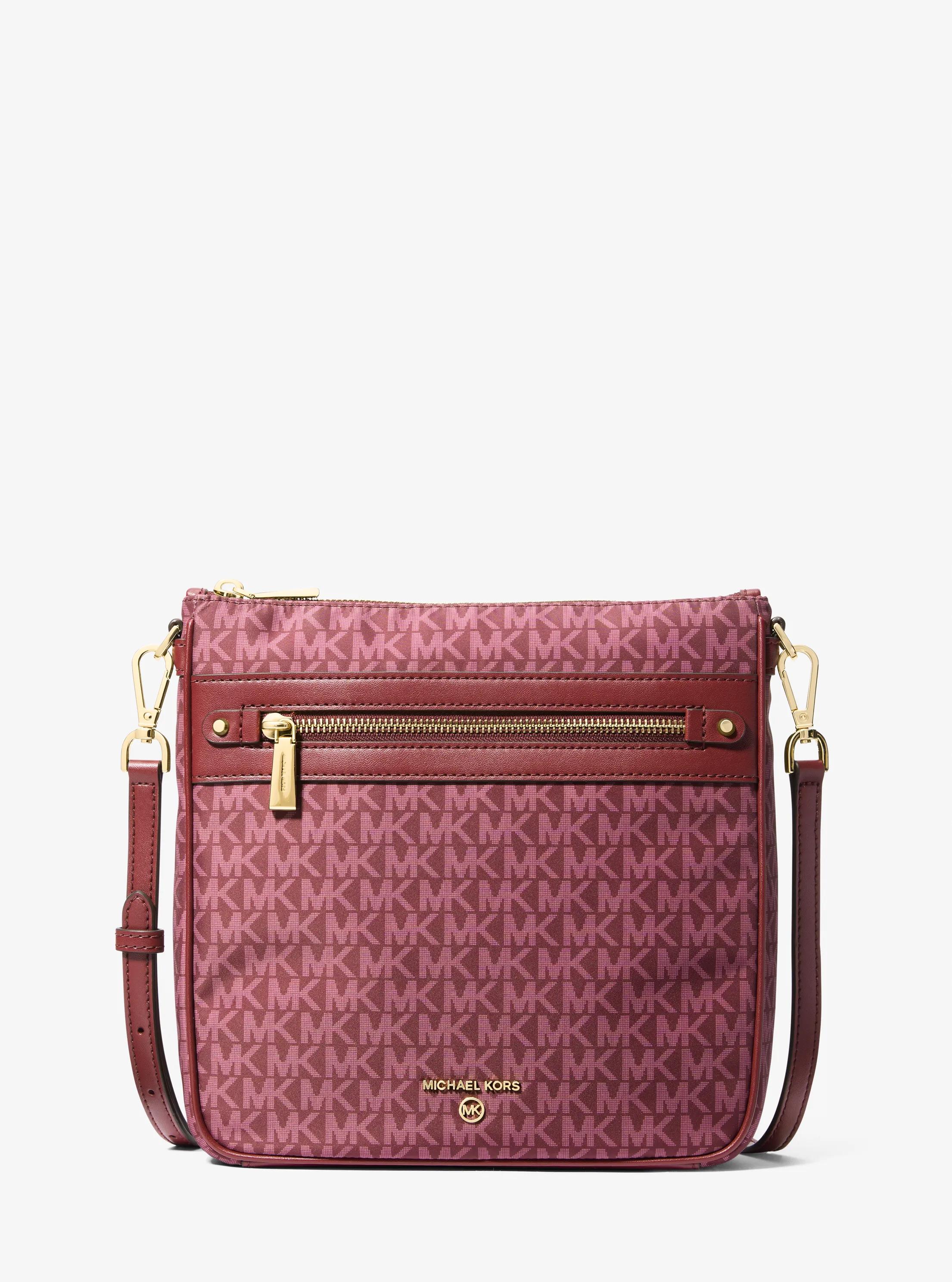 Bandolera Jet Set grande con estampado de logotipo exclusivo in MORA | Michael Kors