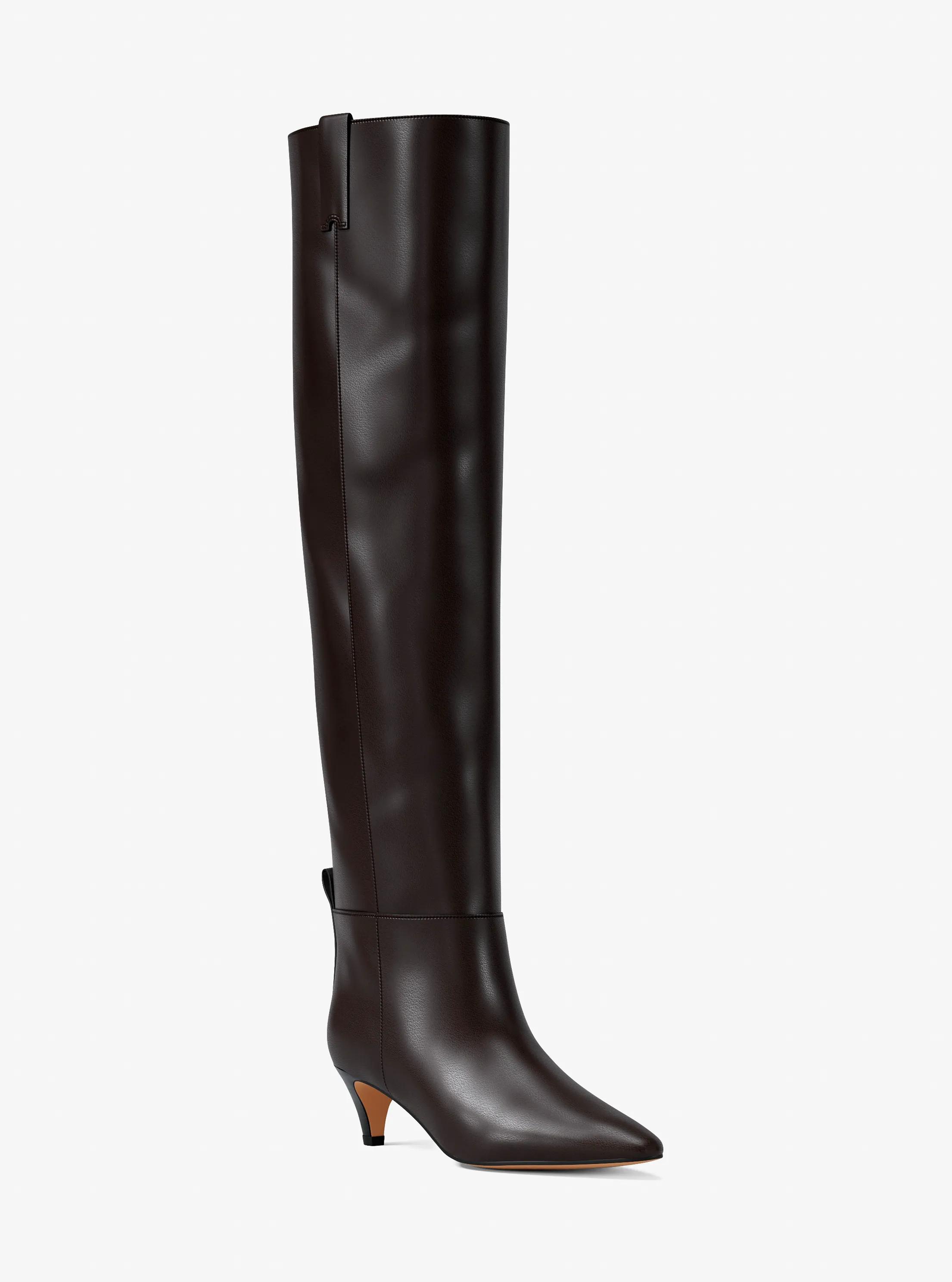 MK Botte Daniela en cuir - Marron - Michael Kors