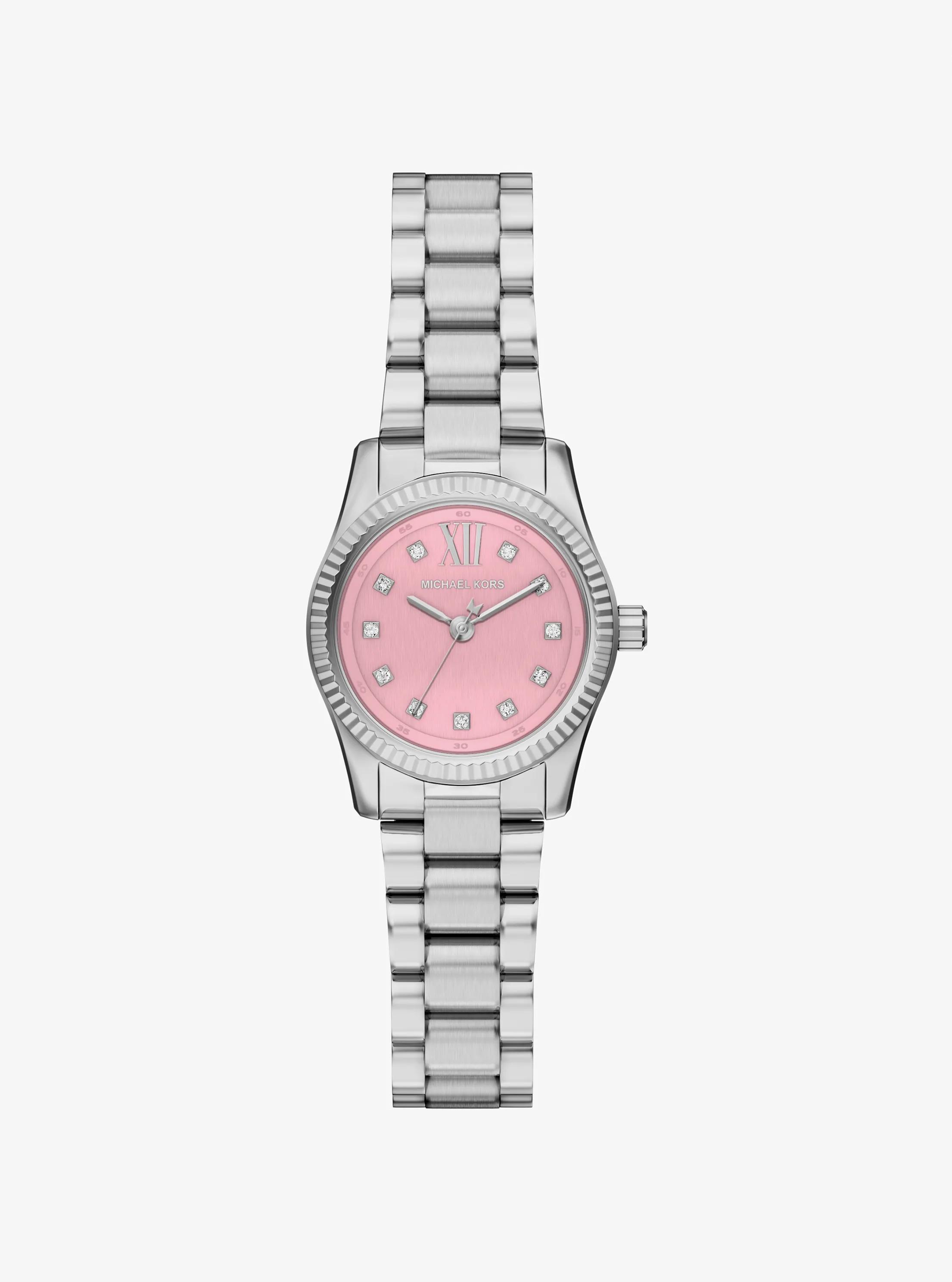 MK Horloge Lexington met siersteentjes, zilverkleurig en petite - Zilver - Michael Kors