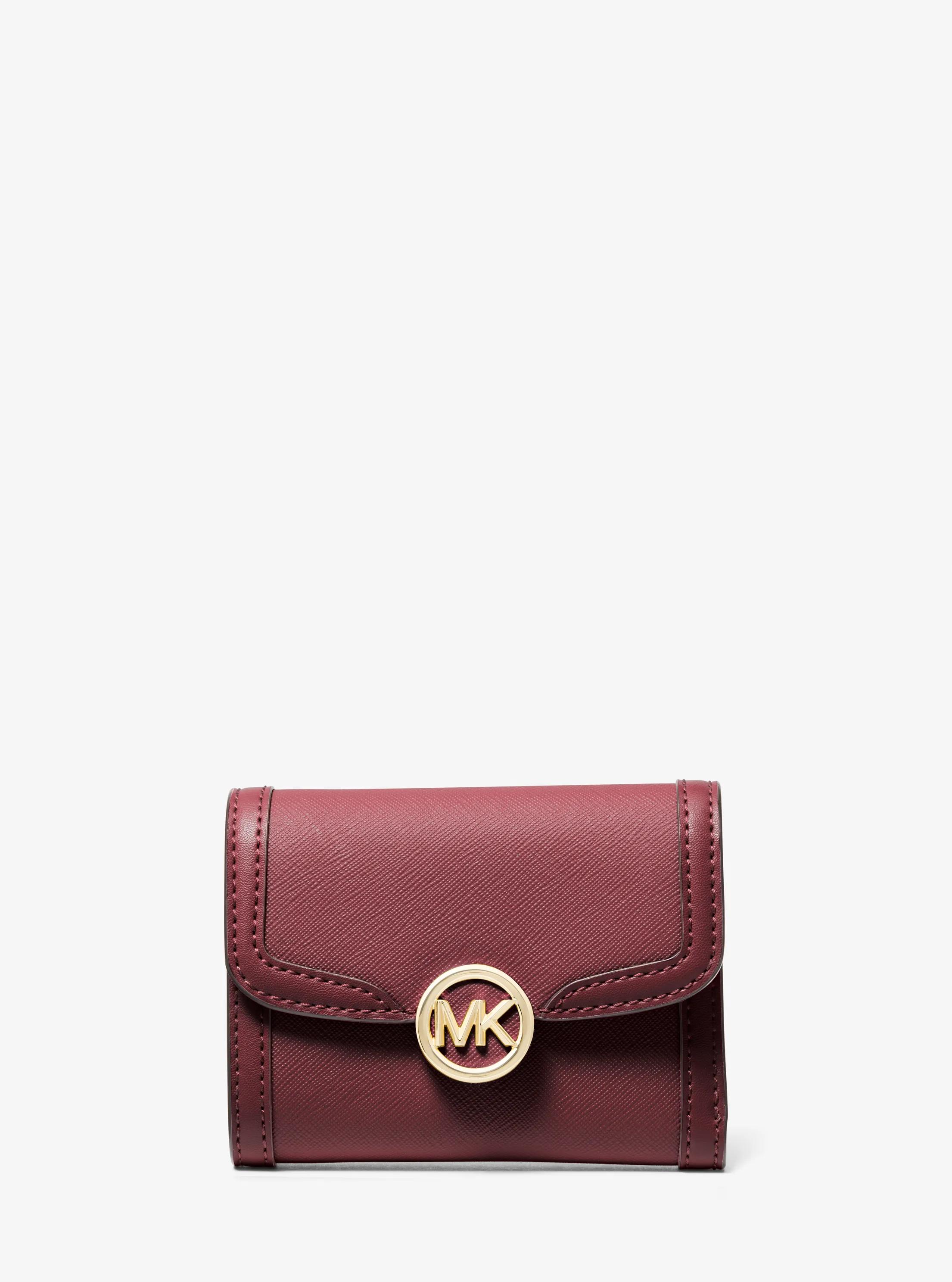 Leida Medium Wallet in OXBLOOD | Michael Kors