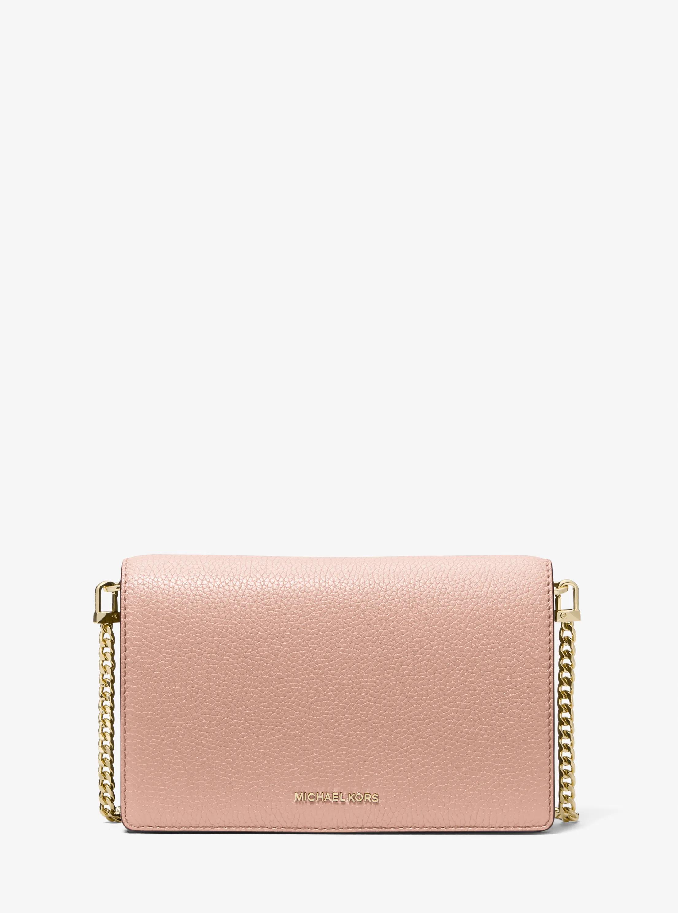 Bandolera Jet Set mediana de piel granulada in ROSA CLARO | Michael Kors