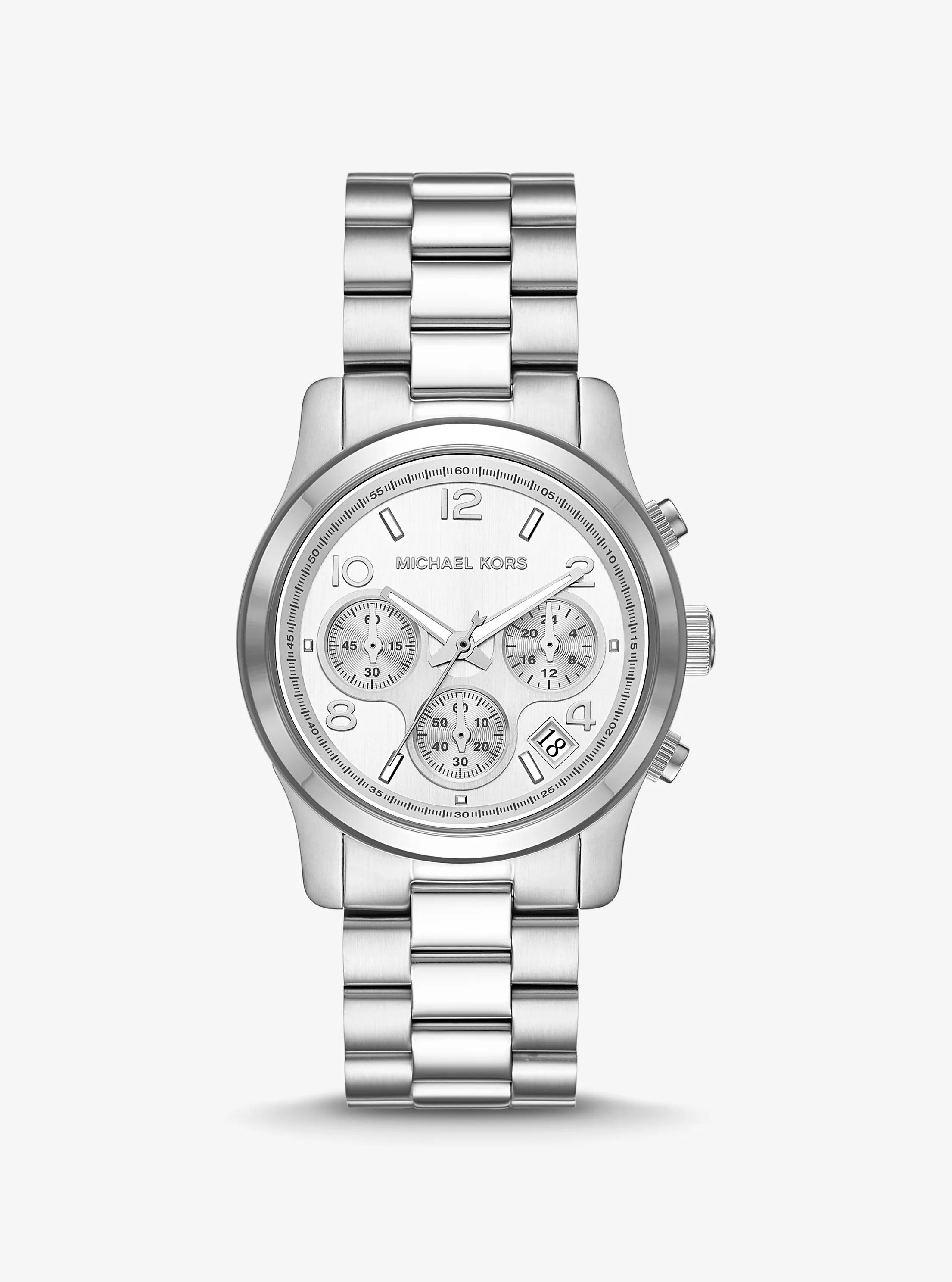 Runway Silver-Tone Watch in SILVER | Michael Kors