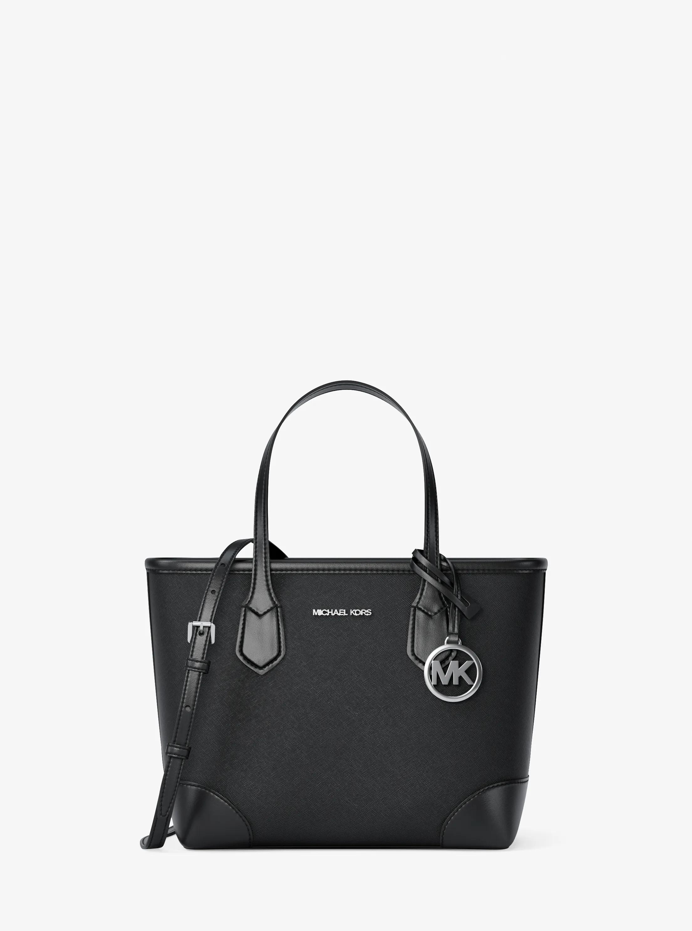 Eva Extra-Small Saffiano Leather Convertible Tote Bag