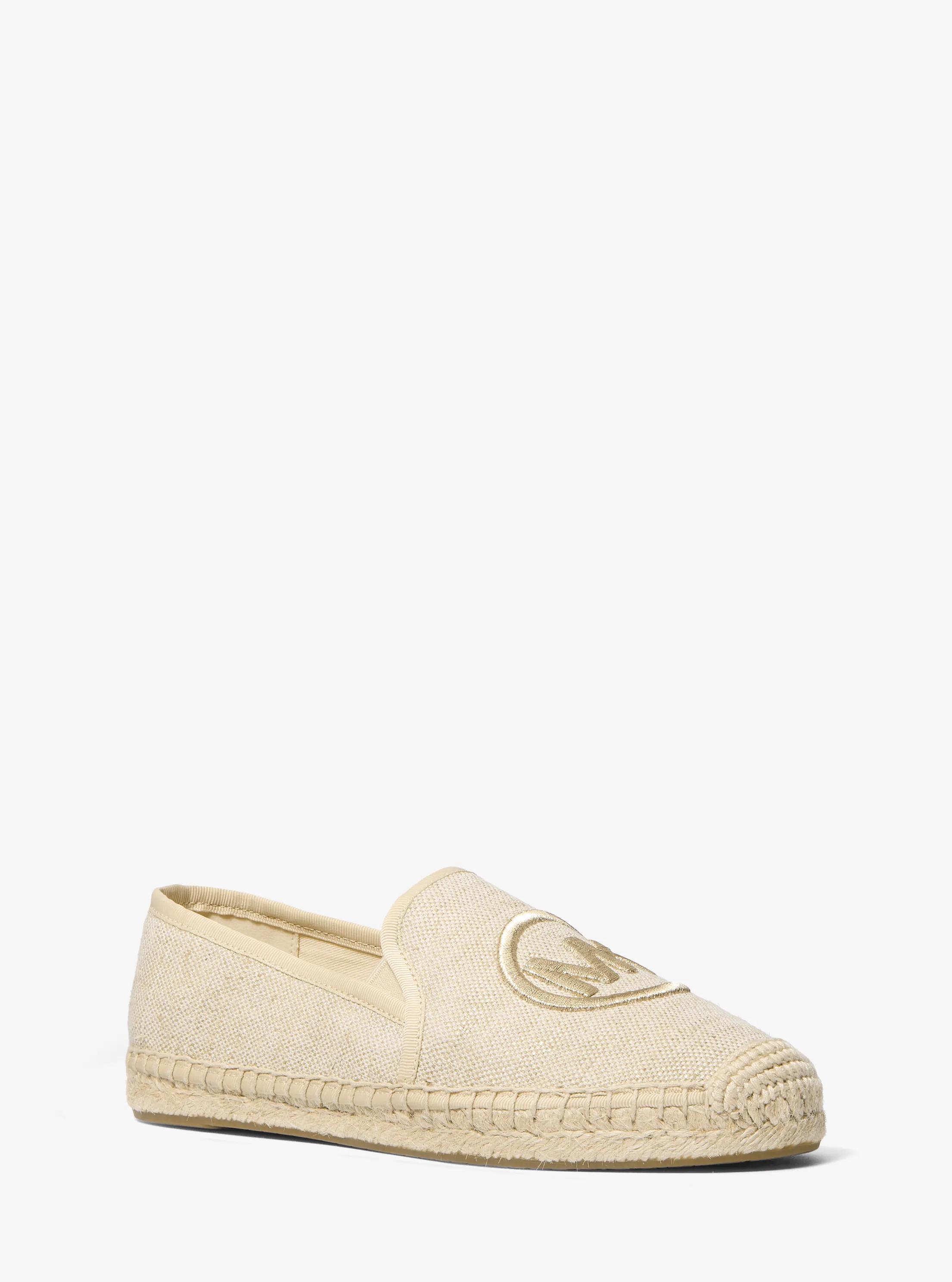 Hastings Metallic Canvas Espadrille in PALE GOLD | Michael Kors