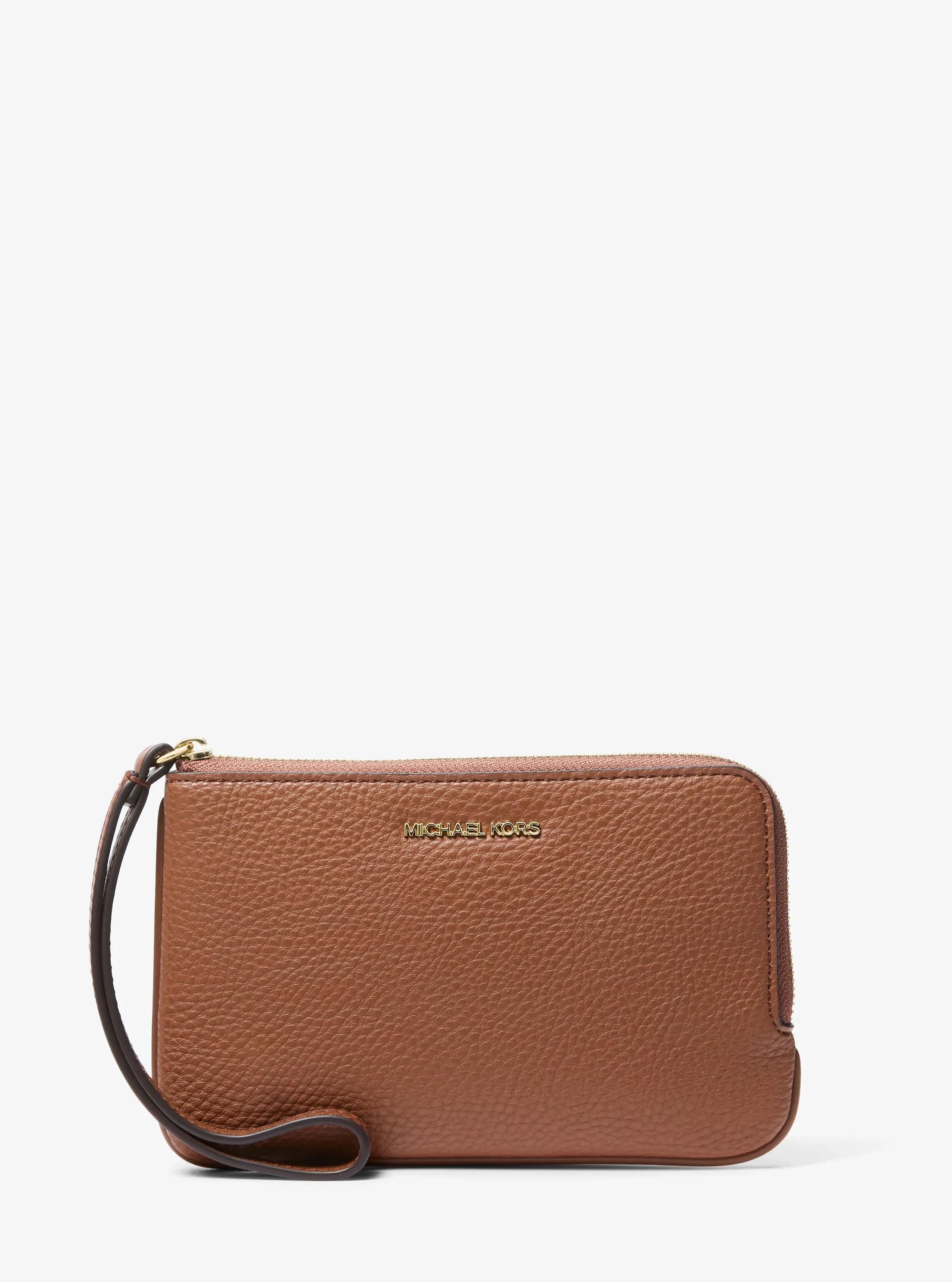 Jet Set Travel Small Wristlet in LUGGAGE | Michael Kors