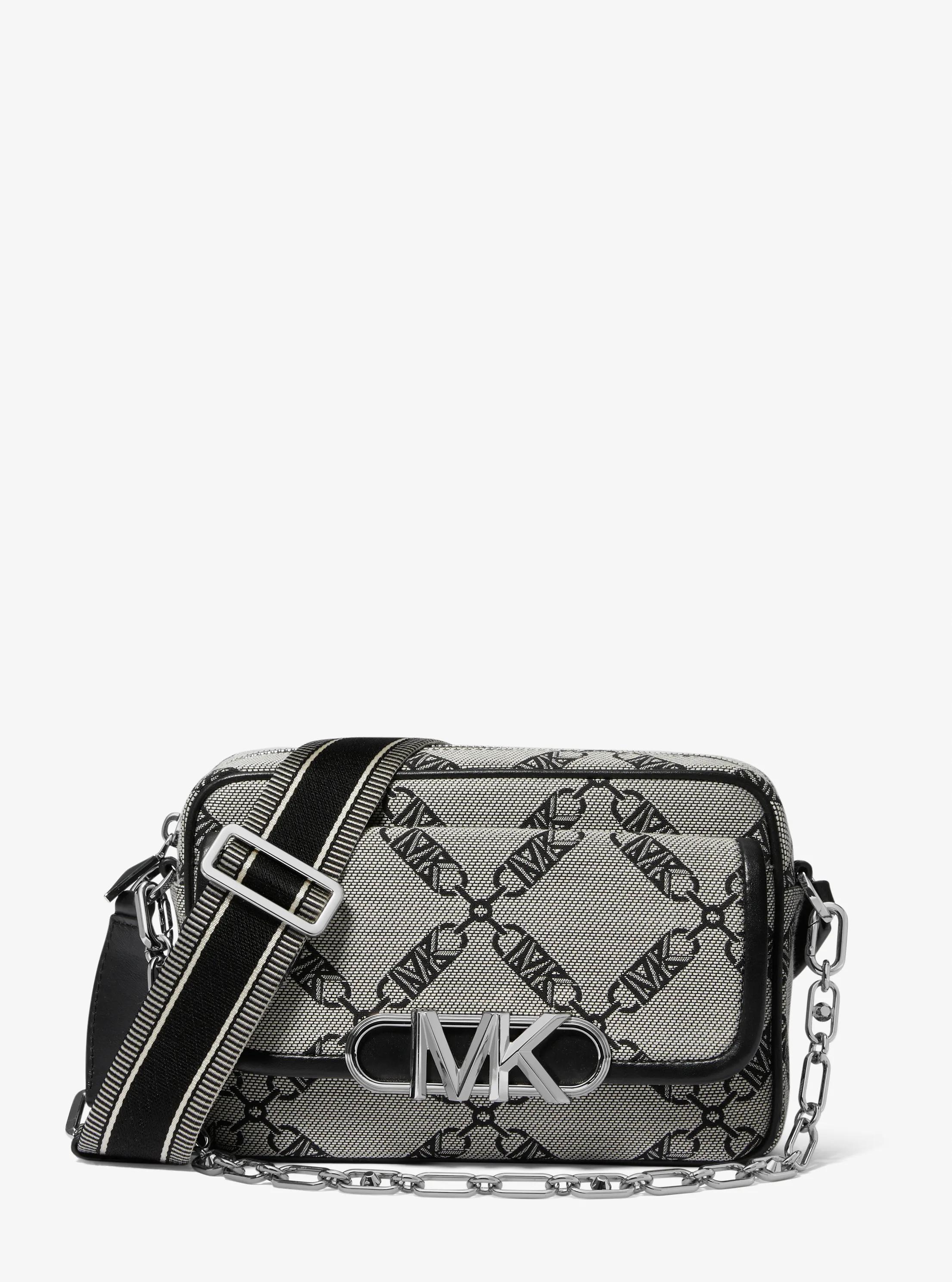 Bandolera Parker mediana de jacquard con logotipo imperio