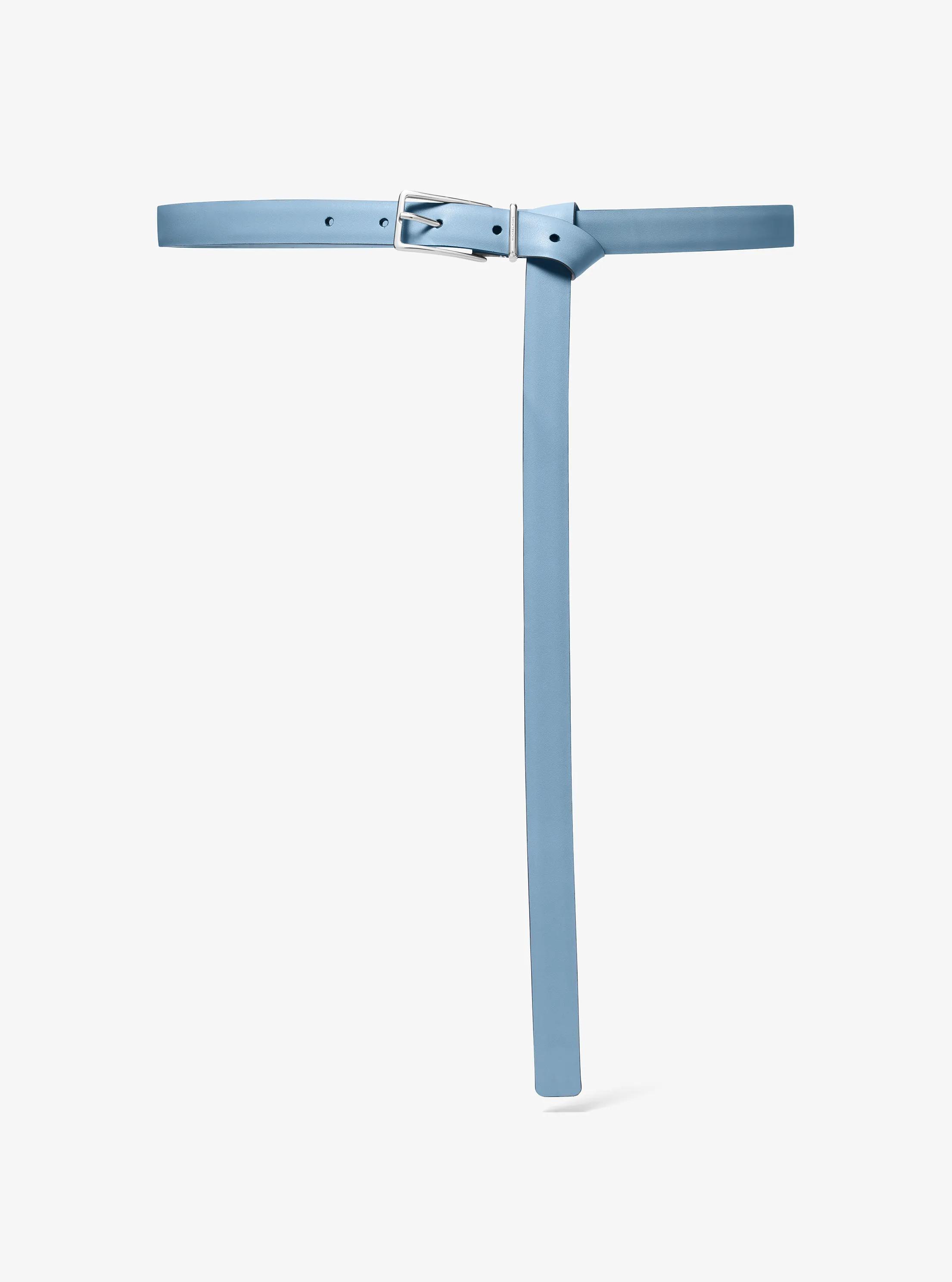 Leather Belt in CHAMBRAY | Michael Kors