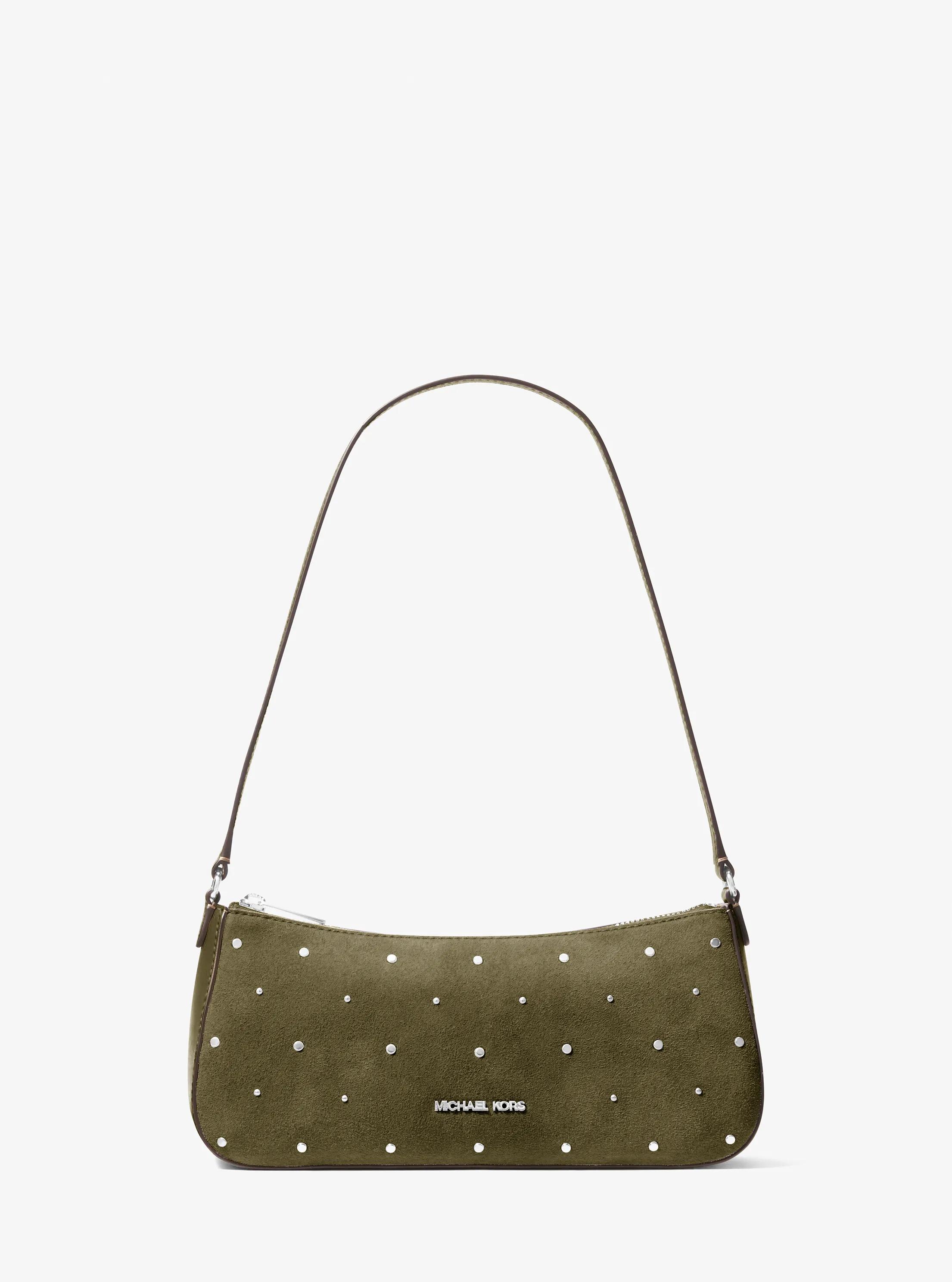 Sammy Small Studded Pochette in OLIVE | Michael Kors