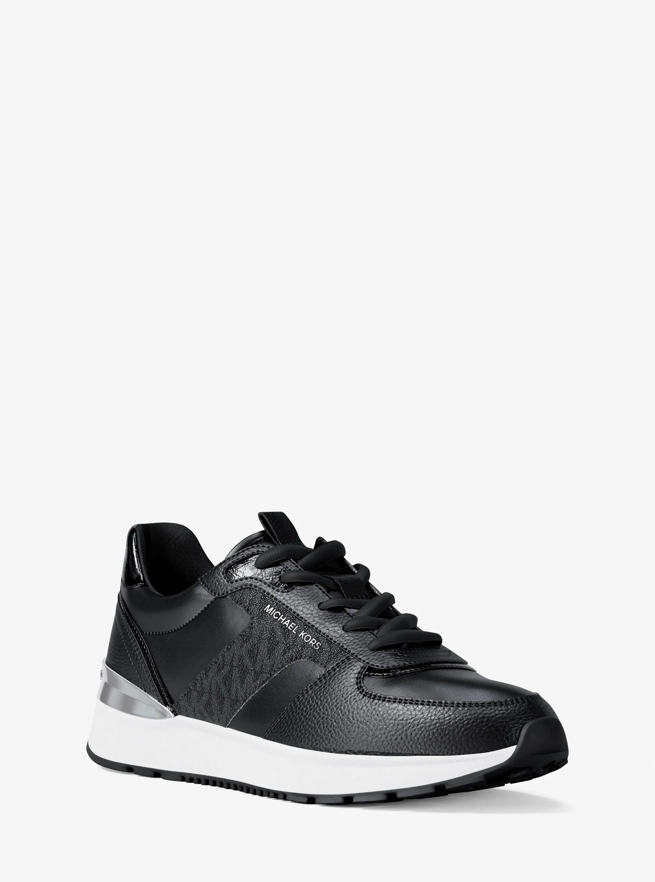 Sneaker Remy aus Materialmix in SCHWARZ | Michael Kors