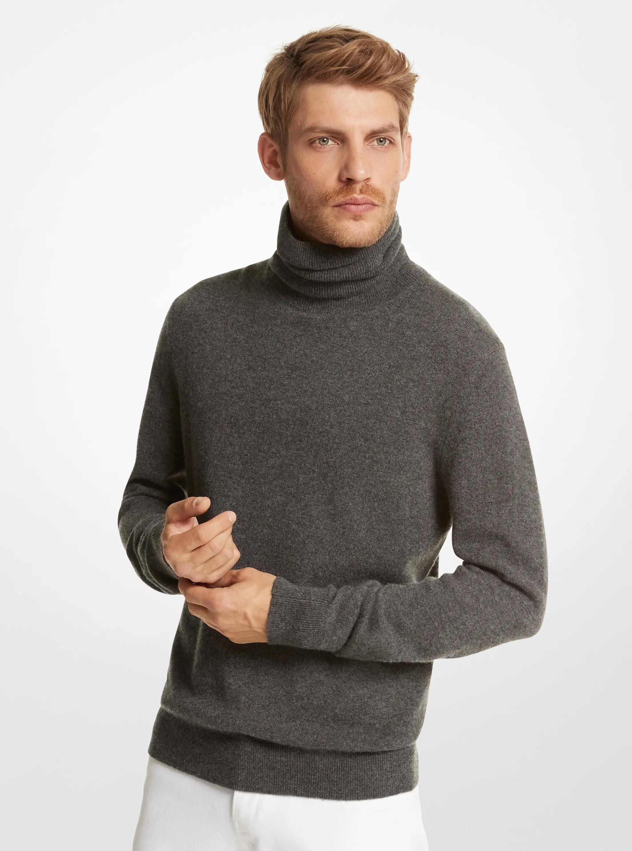 Cashmere Turtleneck Sweater in ASH | Michael Kors